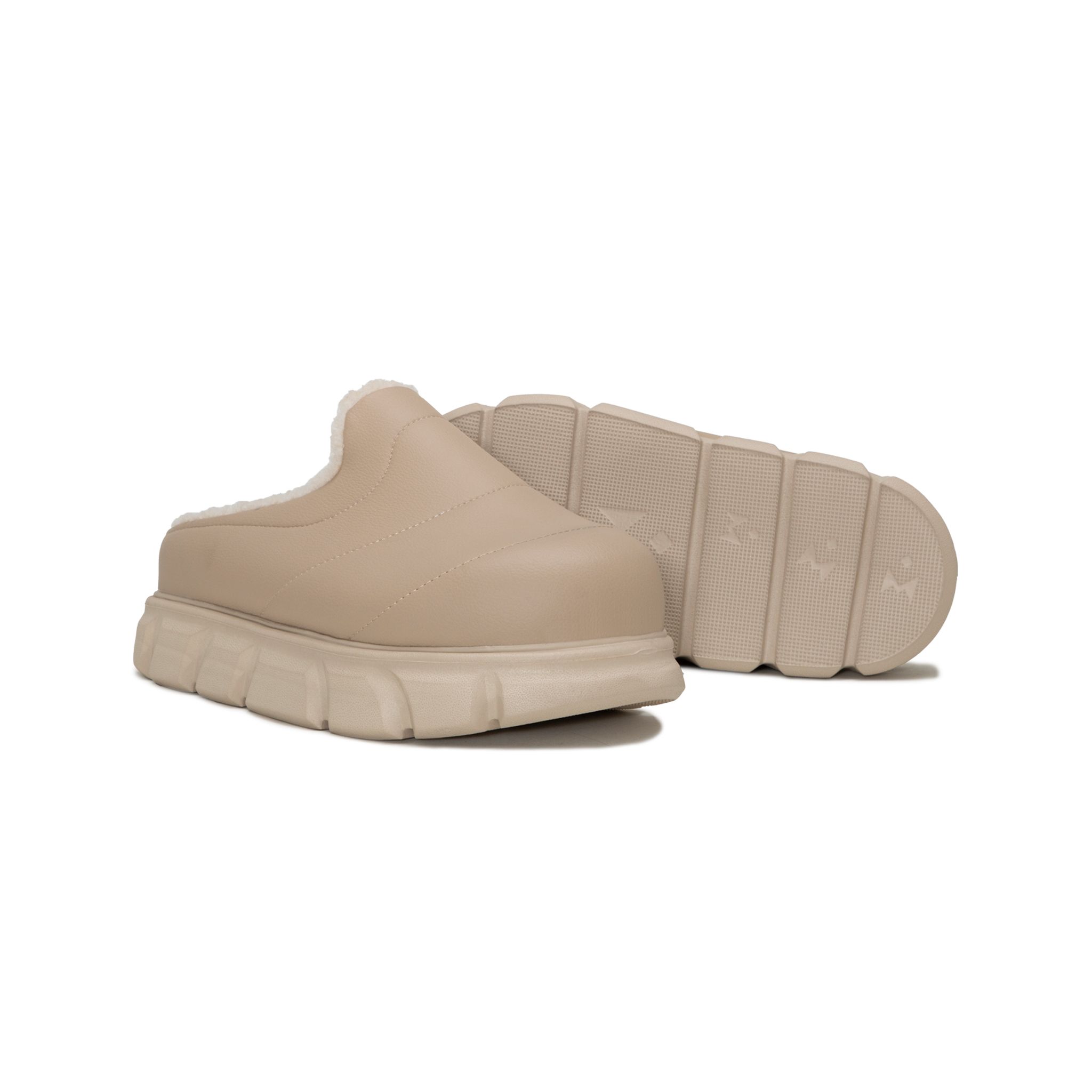 THE LADY WOLF ESSENTIAL LARVA SLIDE SANDAL V2 - FULL BIEGE