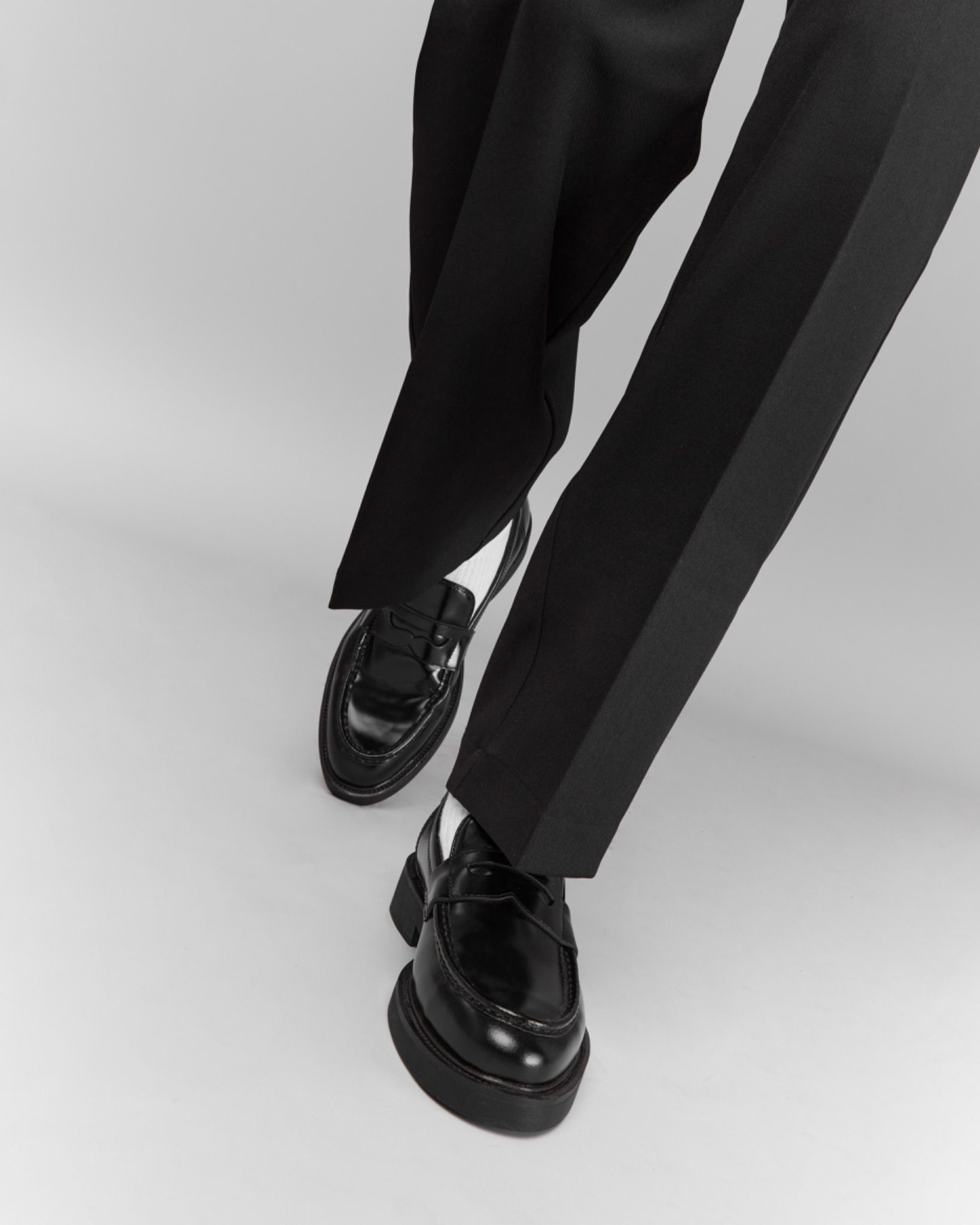 THE SEAN WOLF PENNY LOAFER - SHINY BLACK