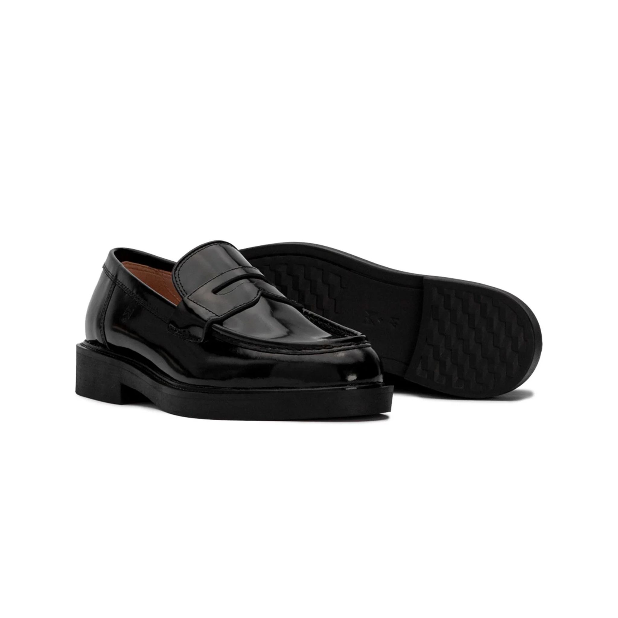 THE SEAN WOLF PENNY LOAFER - SHINY BLACK