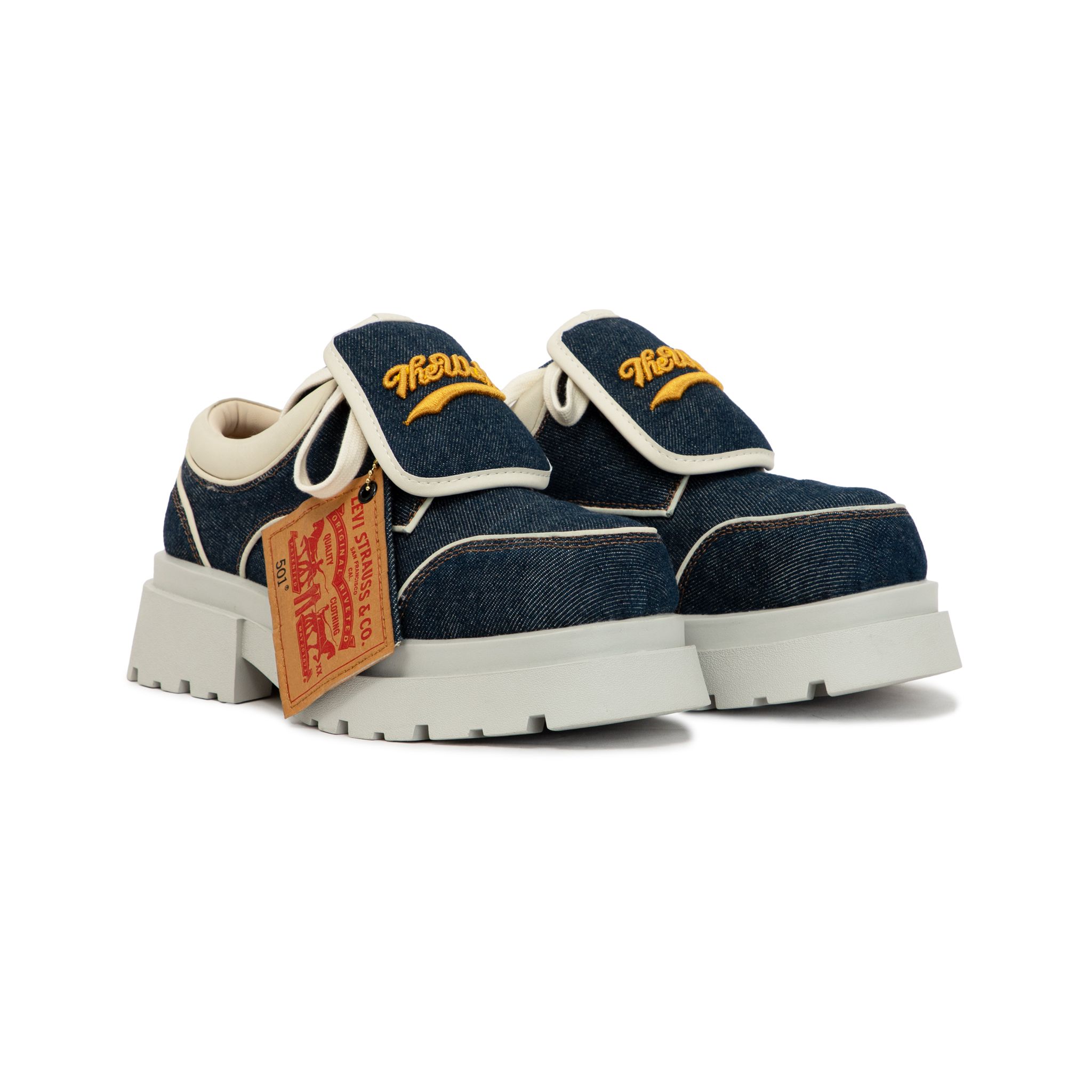THE GIGANTIC WOLF DERBY SPECIAL EDITION - CUSTOMIZED 501 LEVI'S DENIM