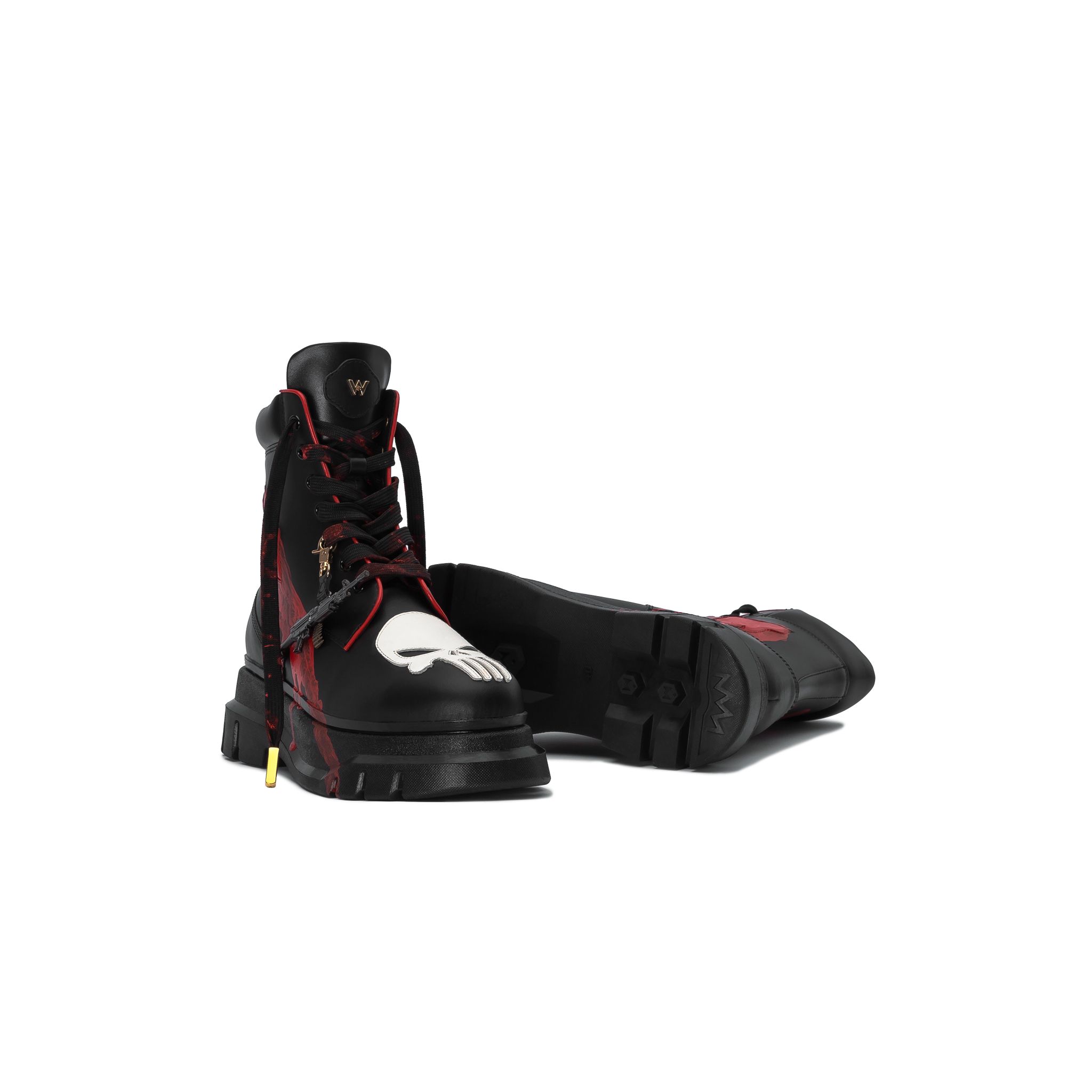 THEWOLF PUNISHER CHUNKY MID COMBAT BOOT