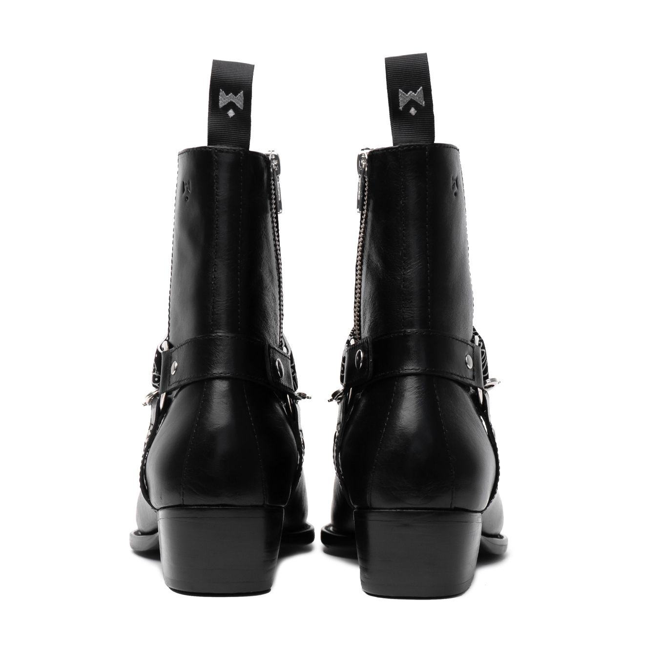 THE ALPHA WOLF HARNESS BOOT - BLACK BANDANA
