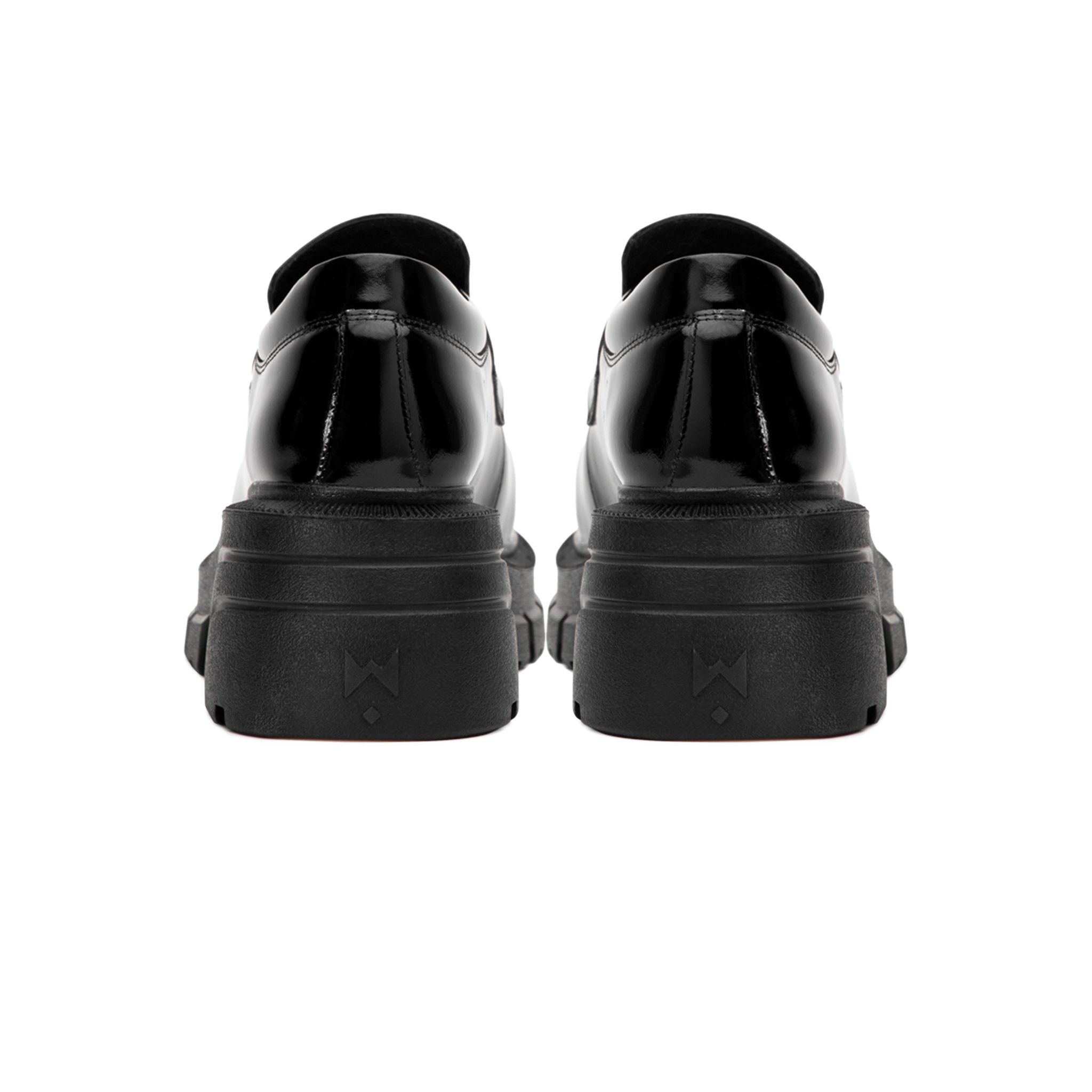 THE SLAY-DY WOLF LOAFER - SHINY BLACK