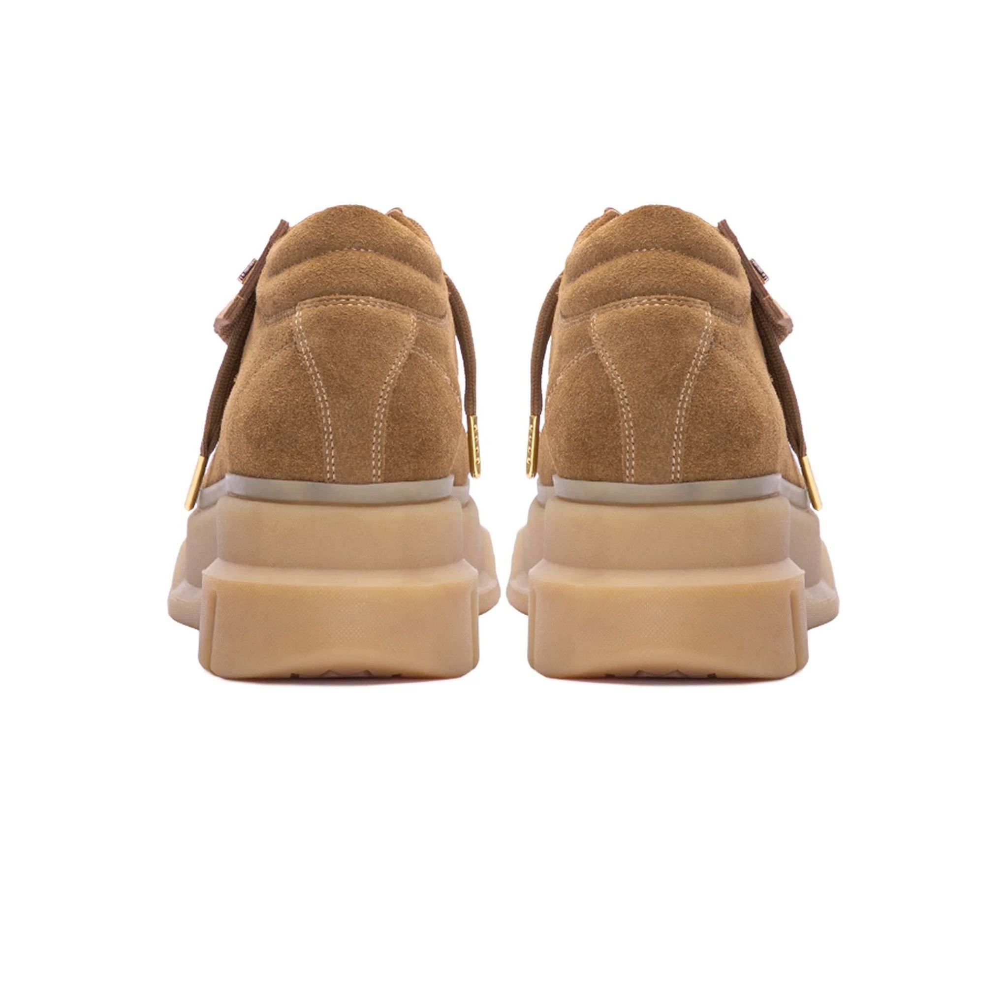 THE LADY WOLF R&E DERBY 4 EYELET - TOBACCO