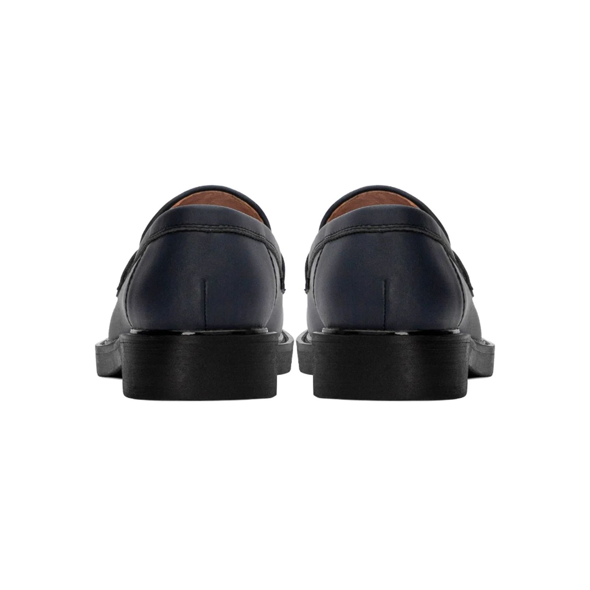 THE SEAN WOLF PENNY LOAFER - NAVY BLUE & OFFWHITE