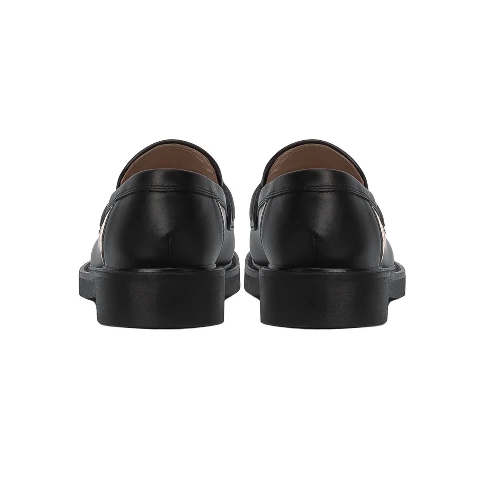 THE SEAN LADY WOLF MODERN LOAFER - BLACK OFF WHITE