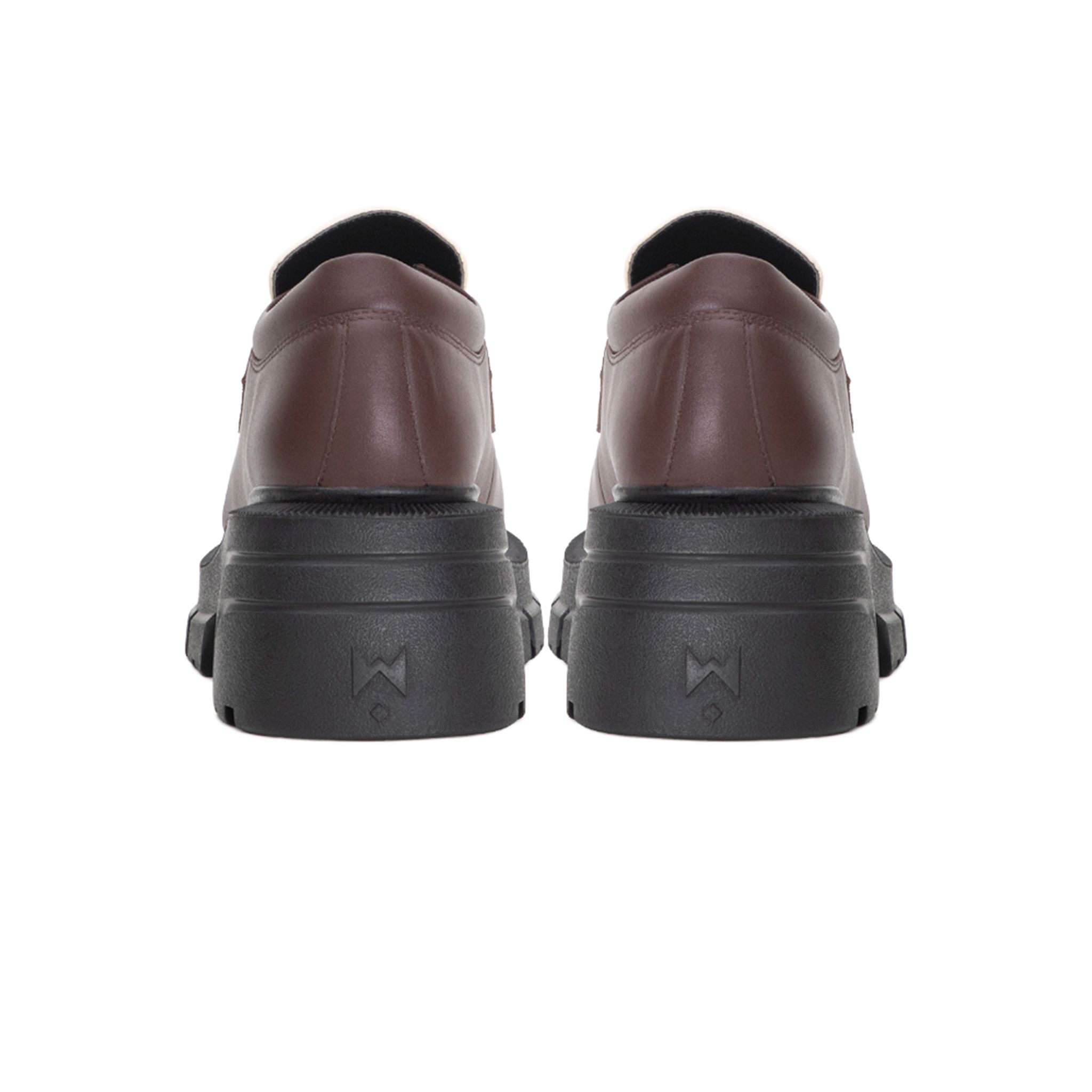 THE SLAY-DY WOLF LOAFER - BROWN & OFFWHITE