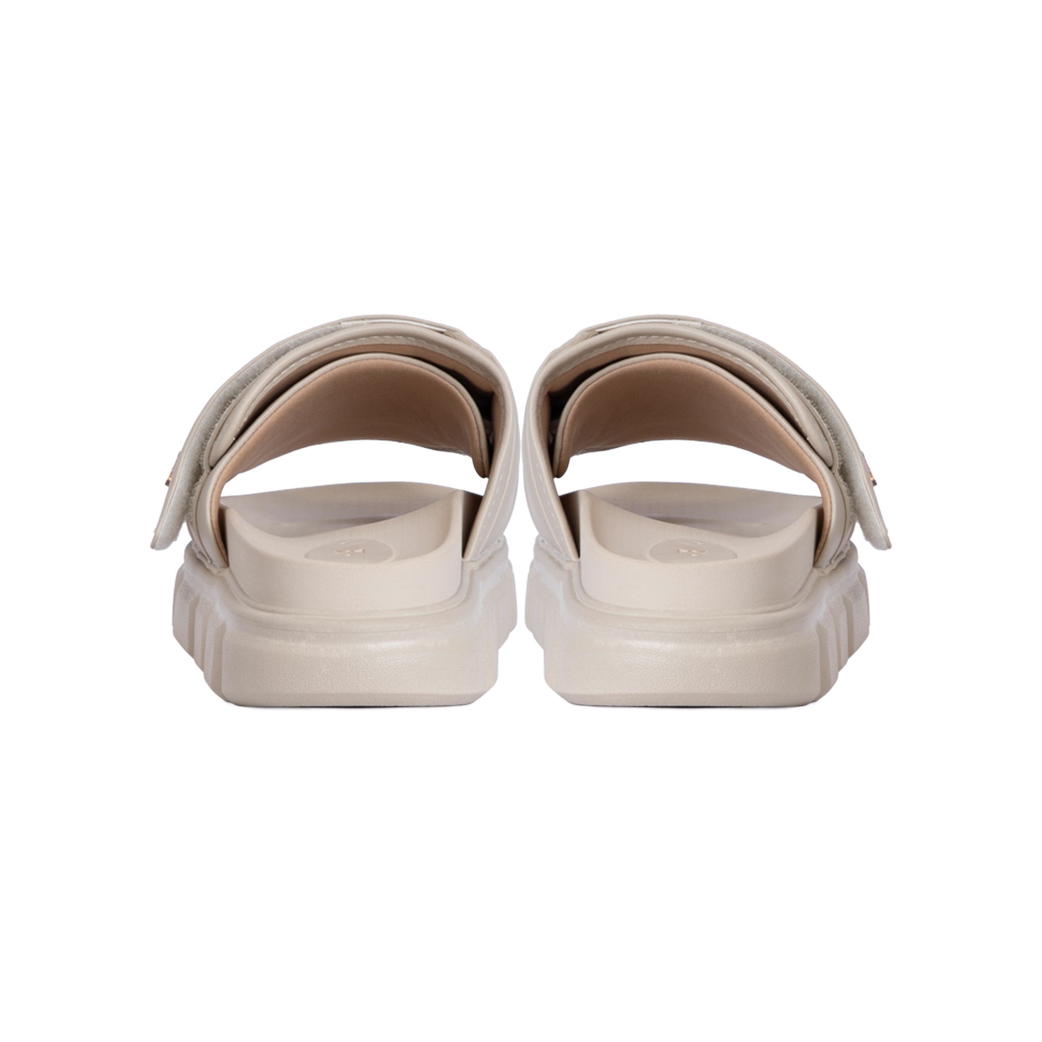 THEWOLF ESSENTIAL STRAP SLIDE SANDAL - BEIGE