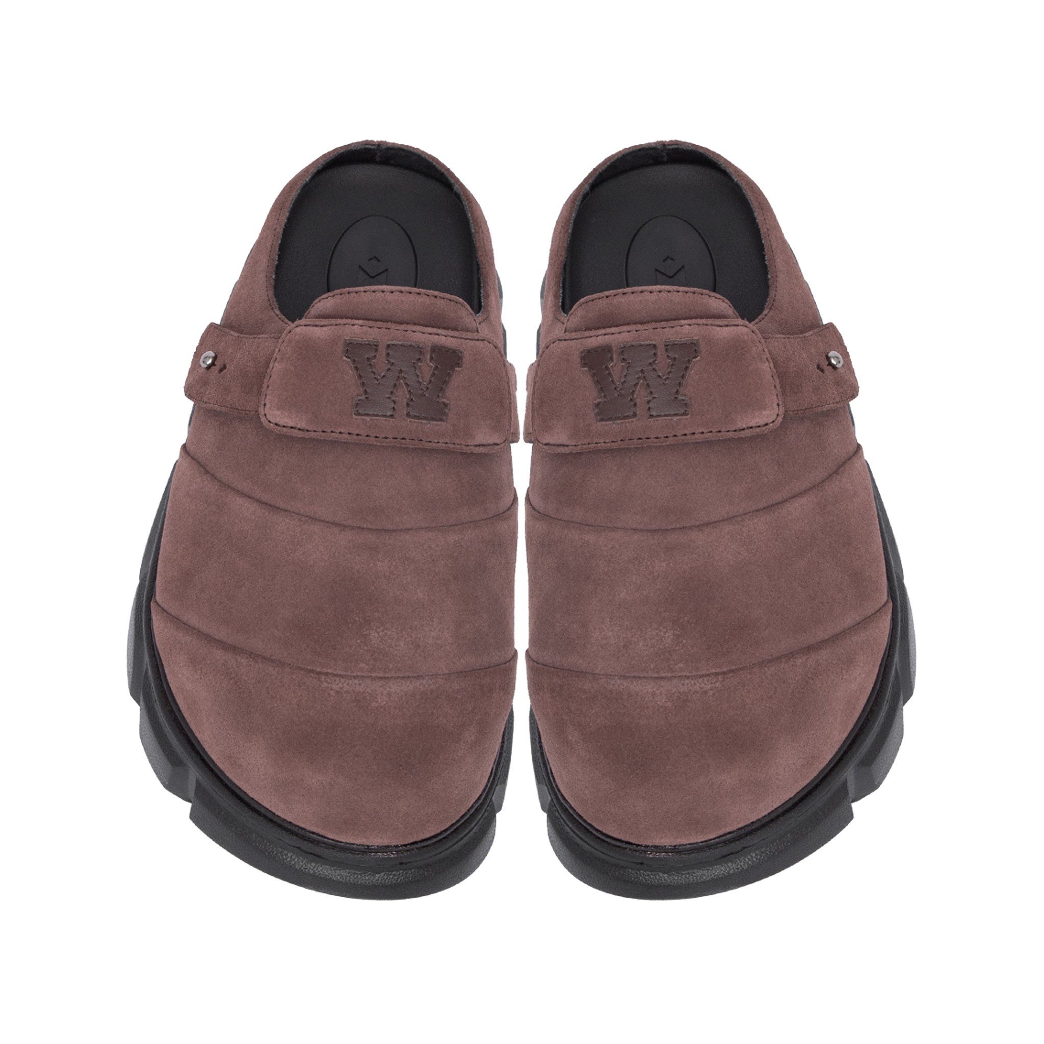 THEWOLF R&E MULE SANDAL - BROWN SUEDE