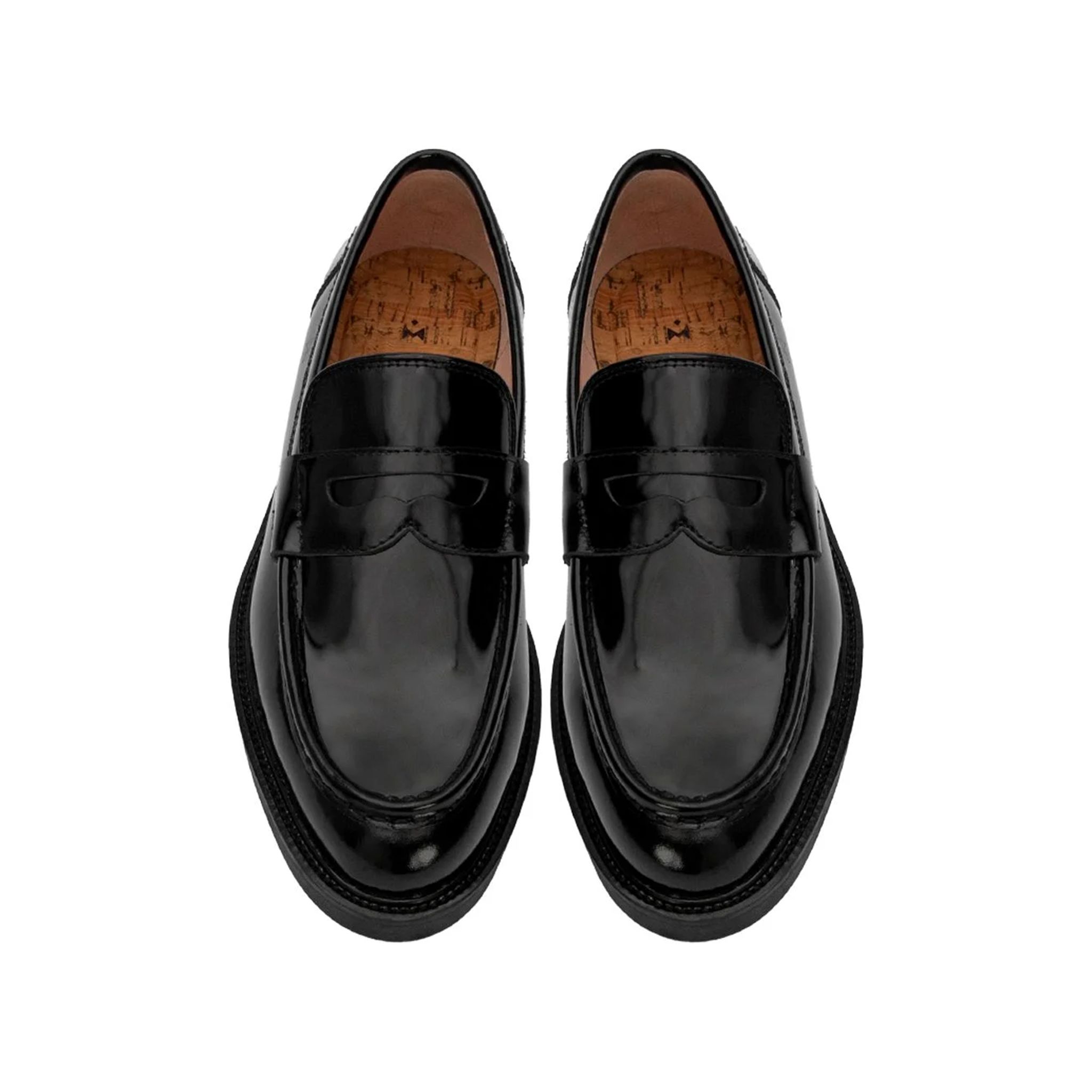 THE SEAN LADY WOLF PENNY LOAFER - SHINY BLACK