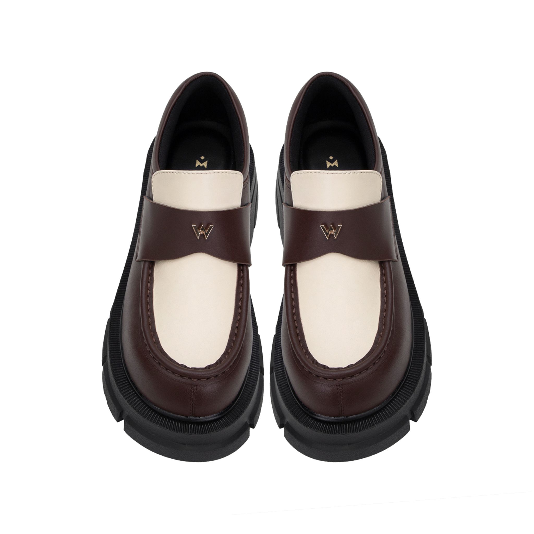 THE SLAY-DY WOLF LOAFER - BROWN & OFFWHITE