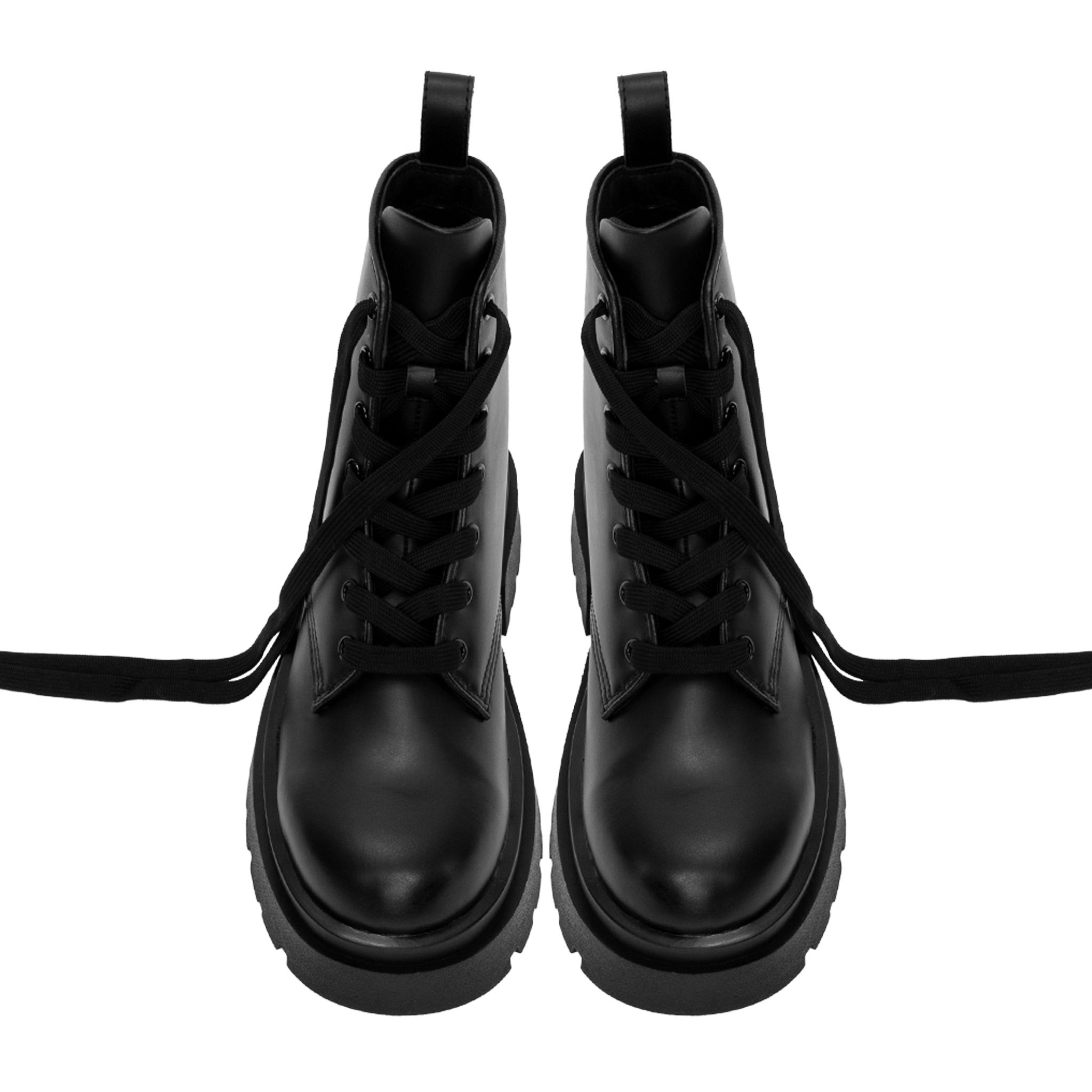 THE CHUNKY WOLF COMBAT BOOT SS24 - BLACK