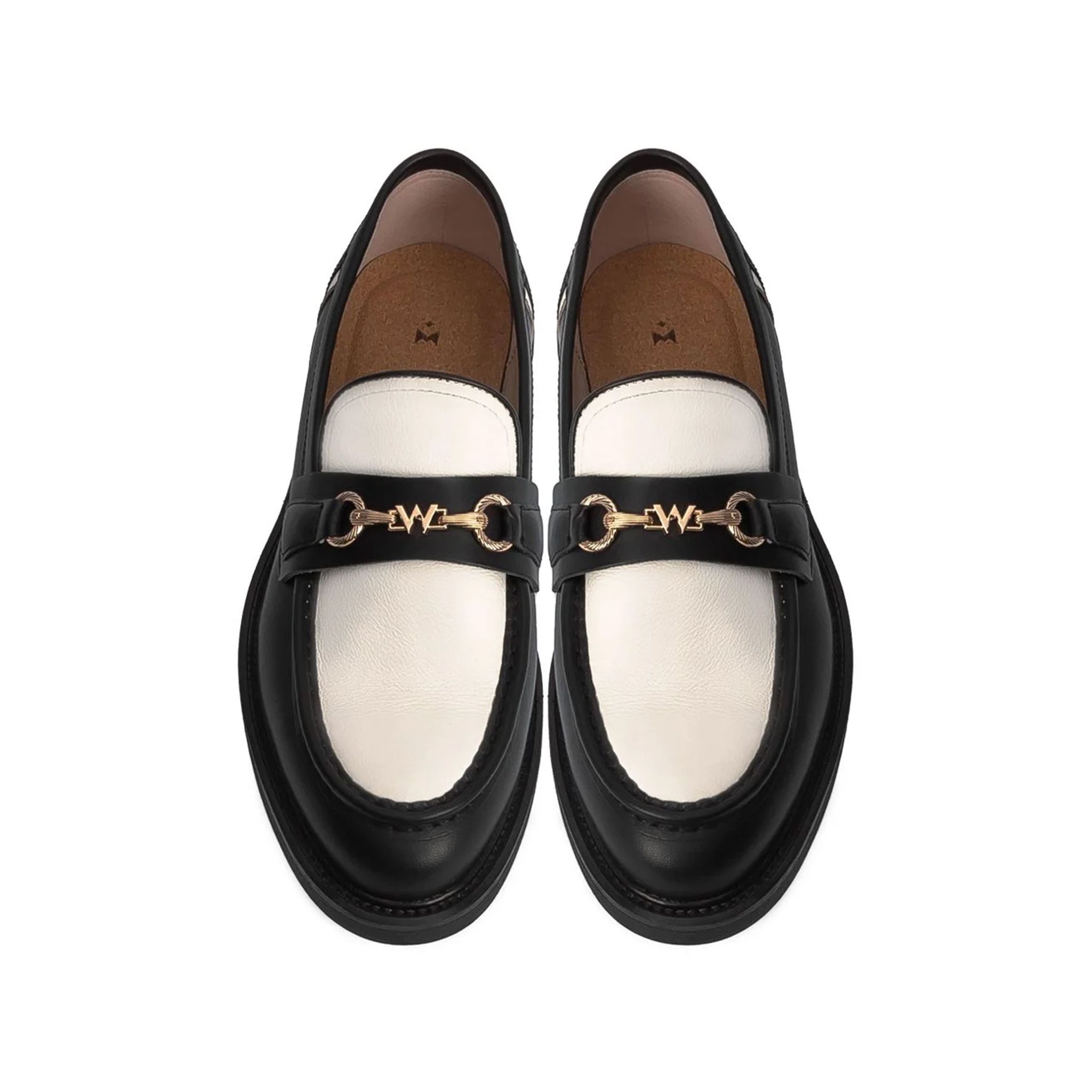 THE SEAN WOLF MODERN LOAFER - BLACK OFF WHITE