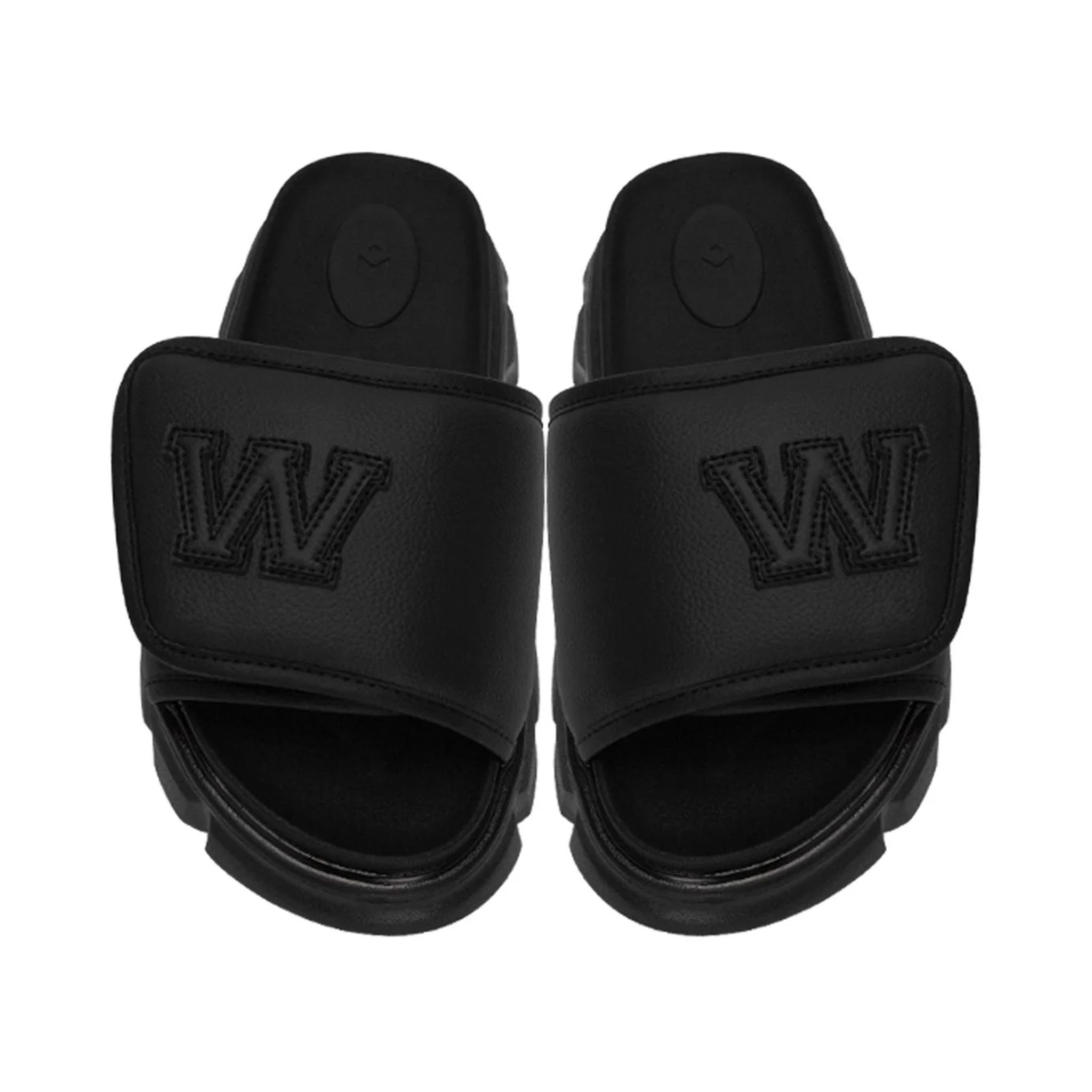 THEWOLF W SLIDE SANDAL - BLACK