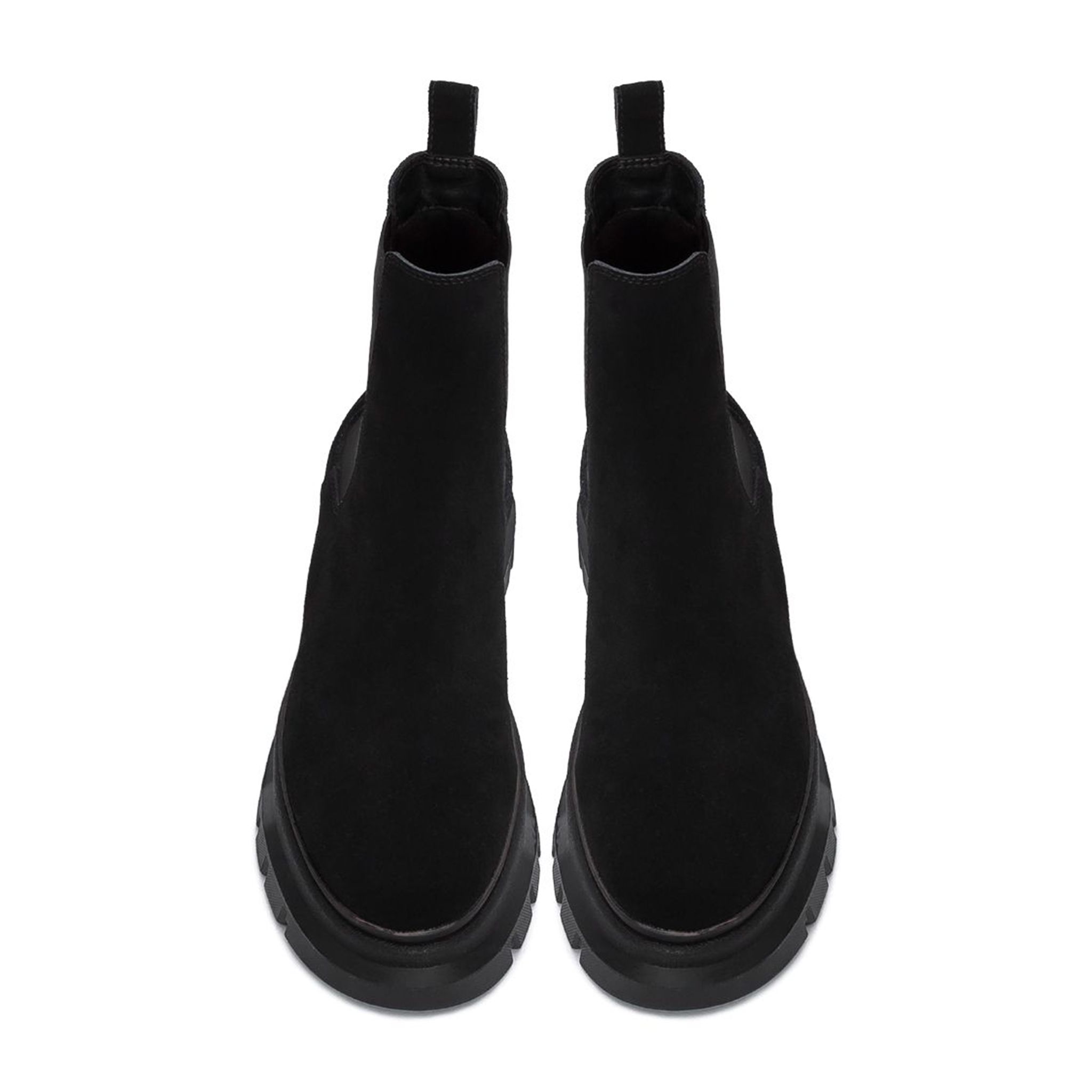 THE MARS WOLF CHELSEA BOOT - BLACK SUEDE
