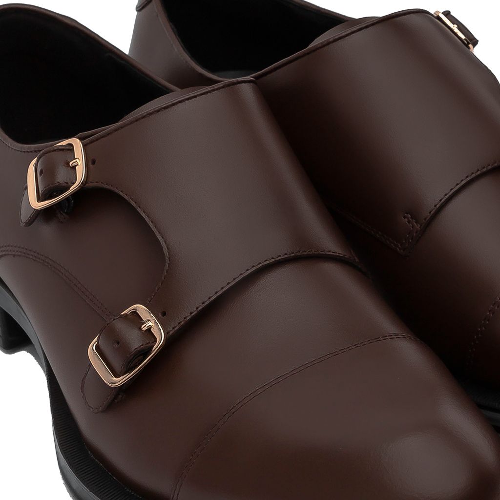 THE GENT WOLF MONKSTRAP - BROWN