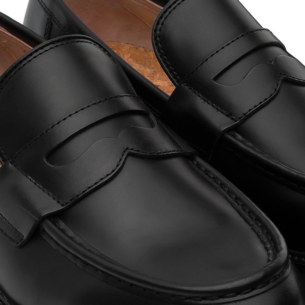 THE SEAN WOLF PENNY LOAFER - BLACK