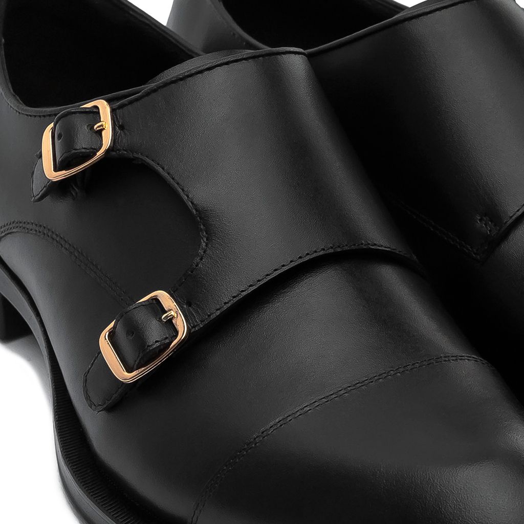 THE GENT WOLF MONKSTRAP - BLACK