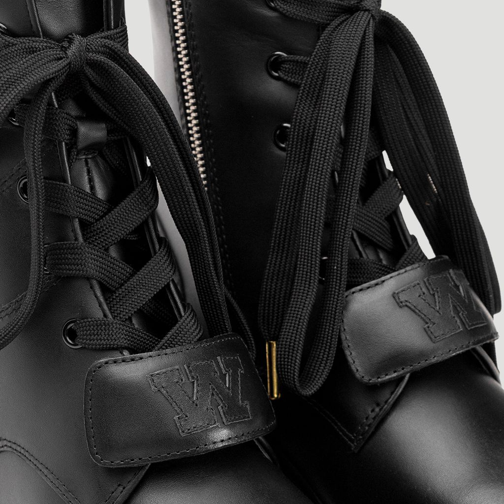 THE SLAY-DY WOLF COMBAT BOOT - BLACK