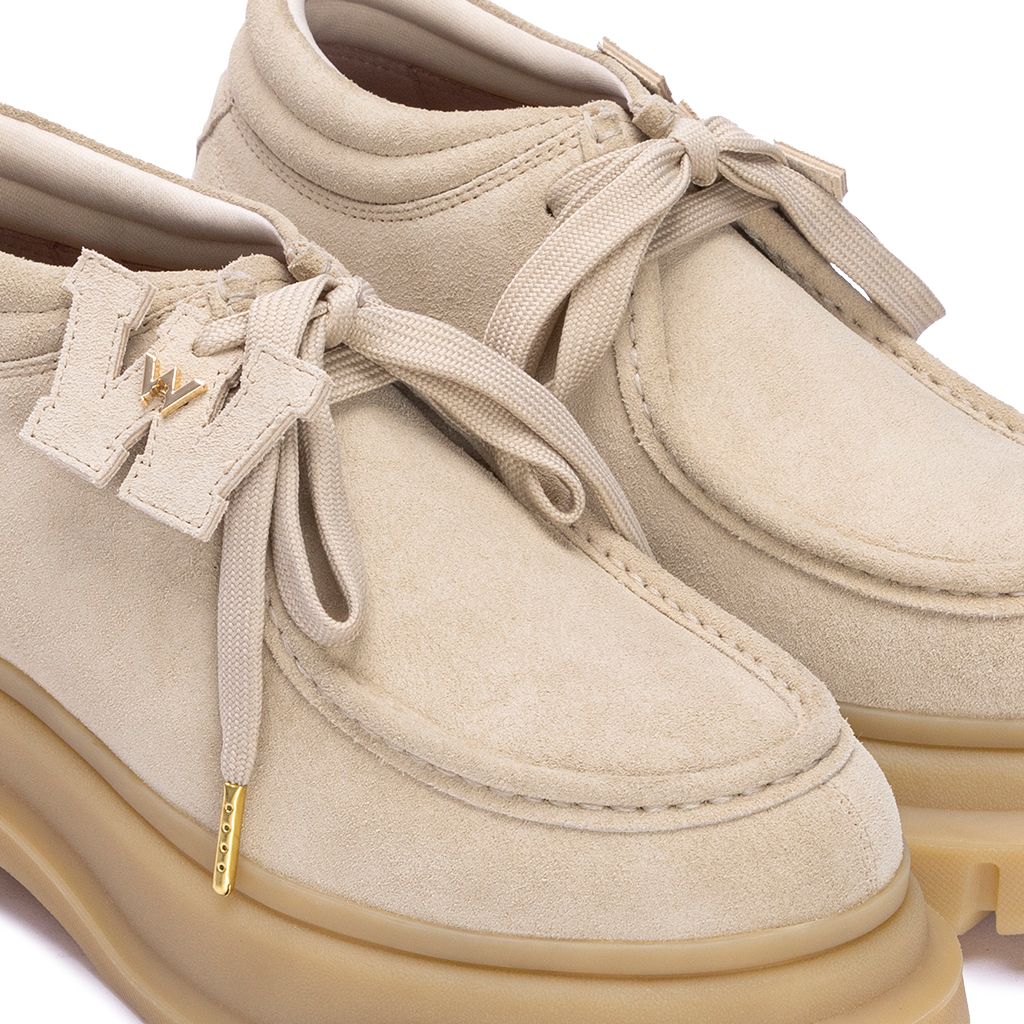 THE LADY WOLF R&E DERBY 4 EYELET - TAN