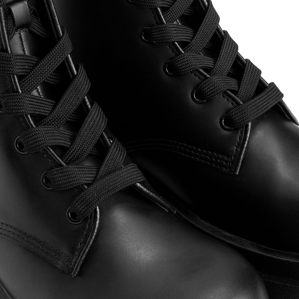 THE CHUNKY WOLF COMBAT BOOT SS24 - BLACK