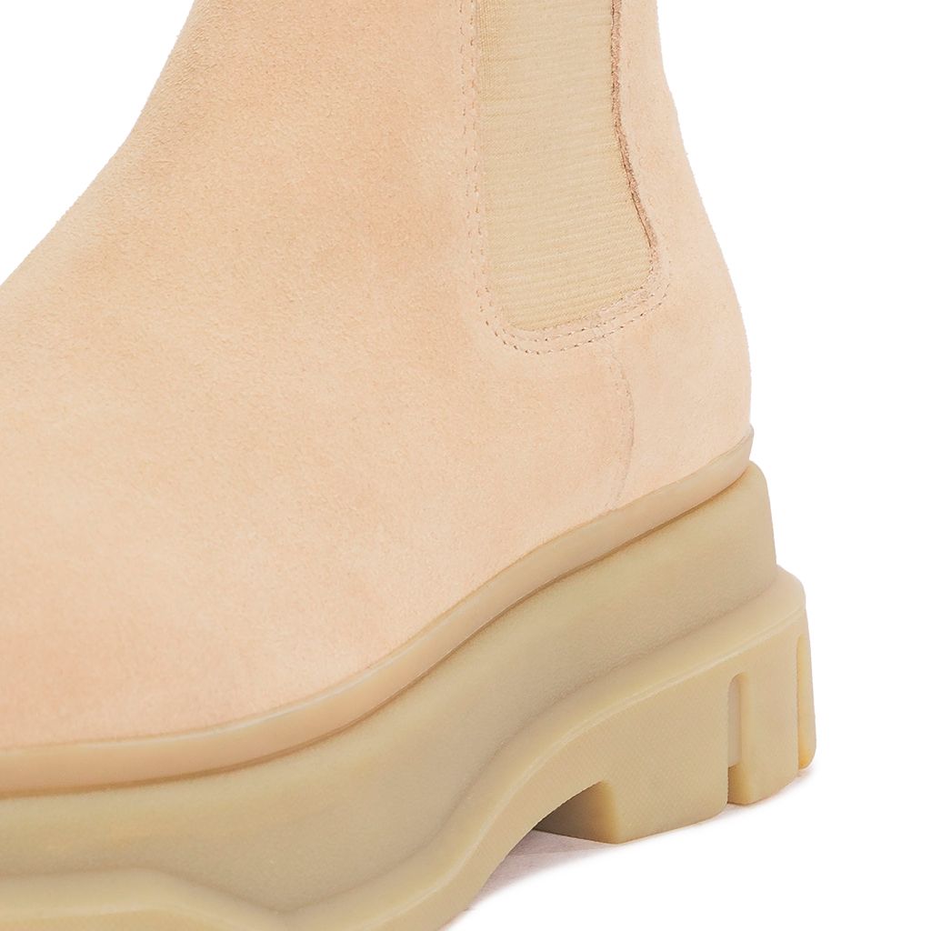 THE MARS LADY WOLF CHELSEA BOOT - TAN SUEDE