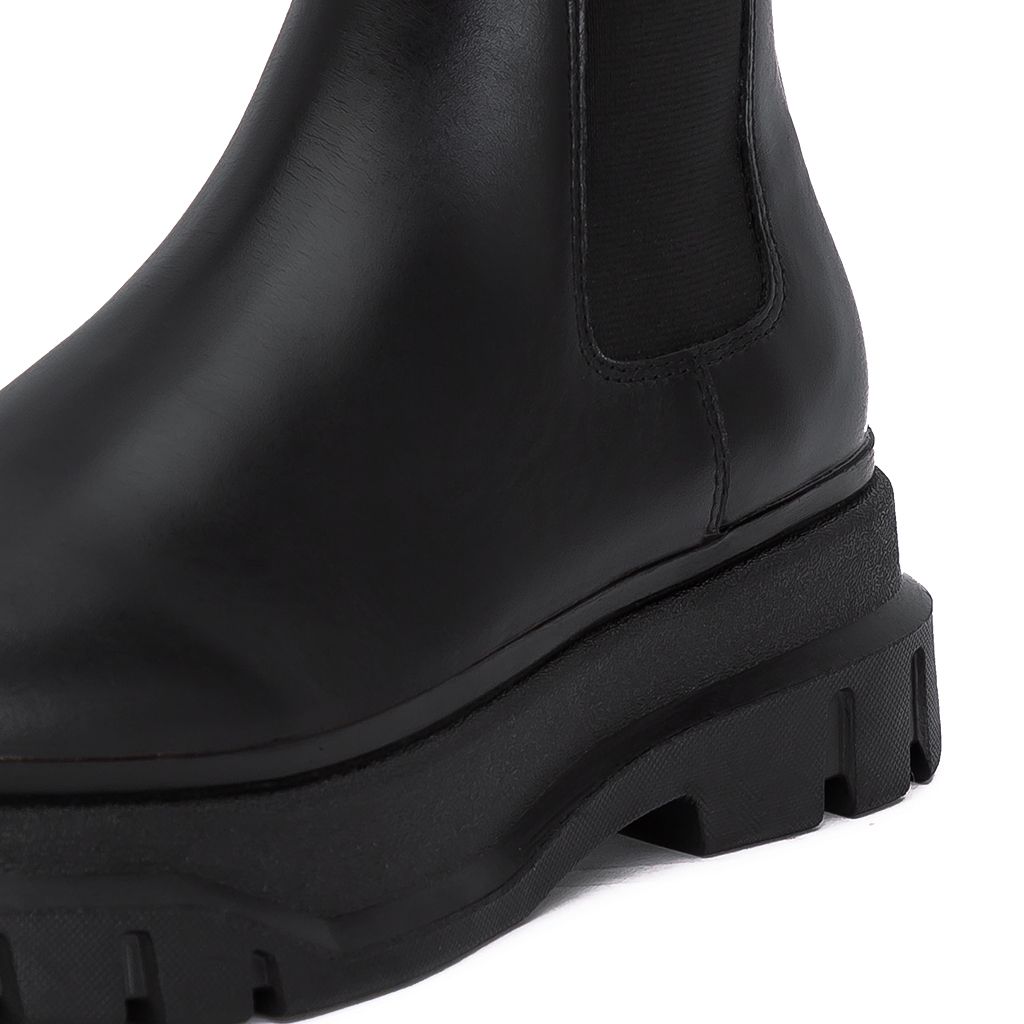 THE MARS LADY WOLF CHELSEA BOOT - BLACK
