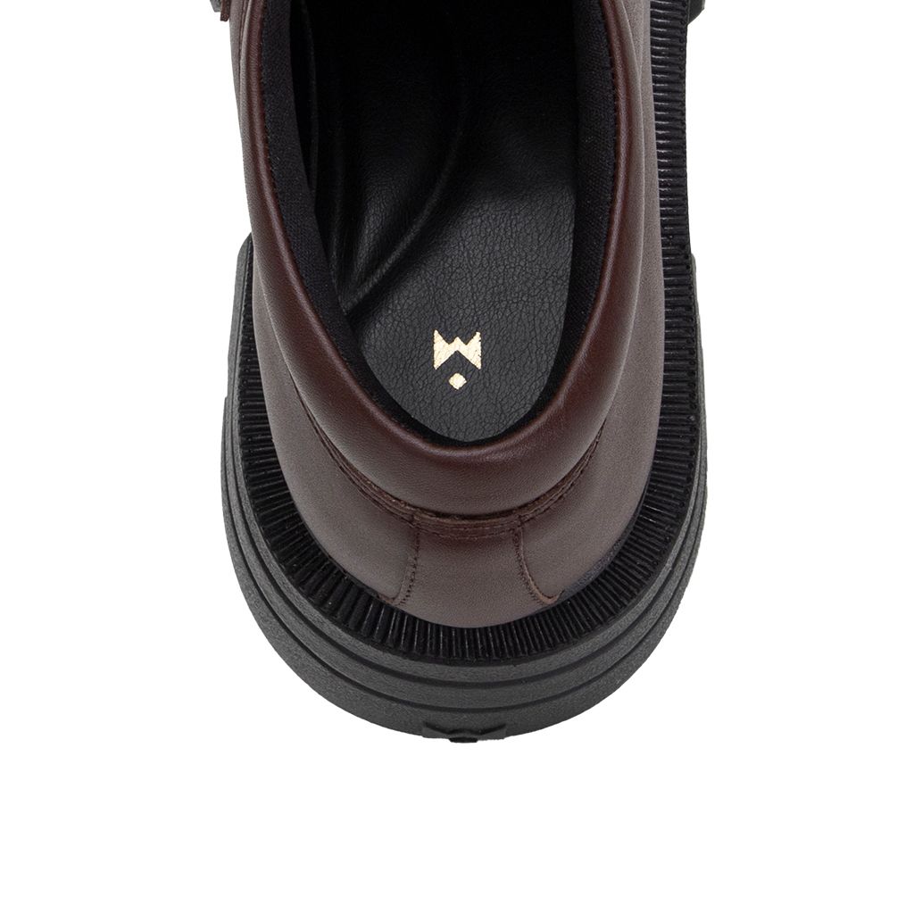 THE SLAY-DY WOLF LOAFER - BROWN & OFFWHITE