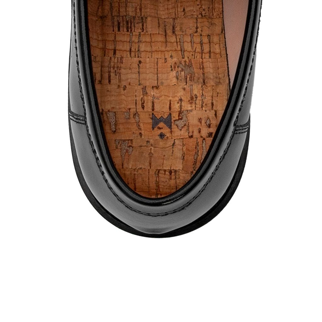THE SEAN LADY WOLF PENNY LOAFER - SHINY BLACK