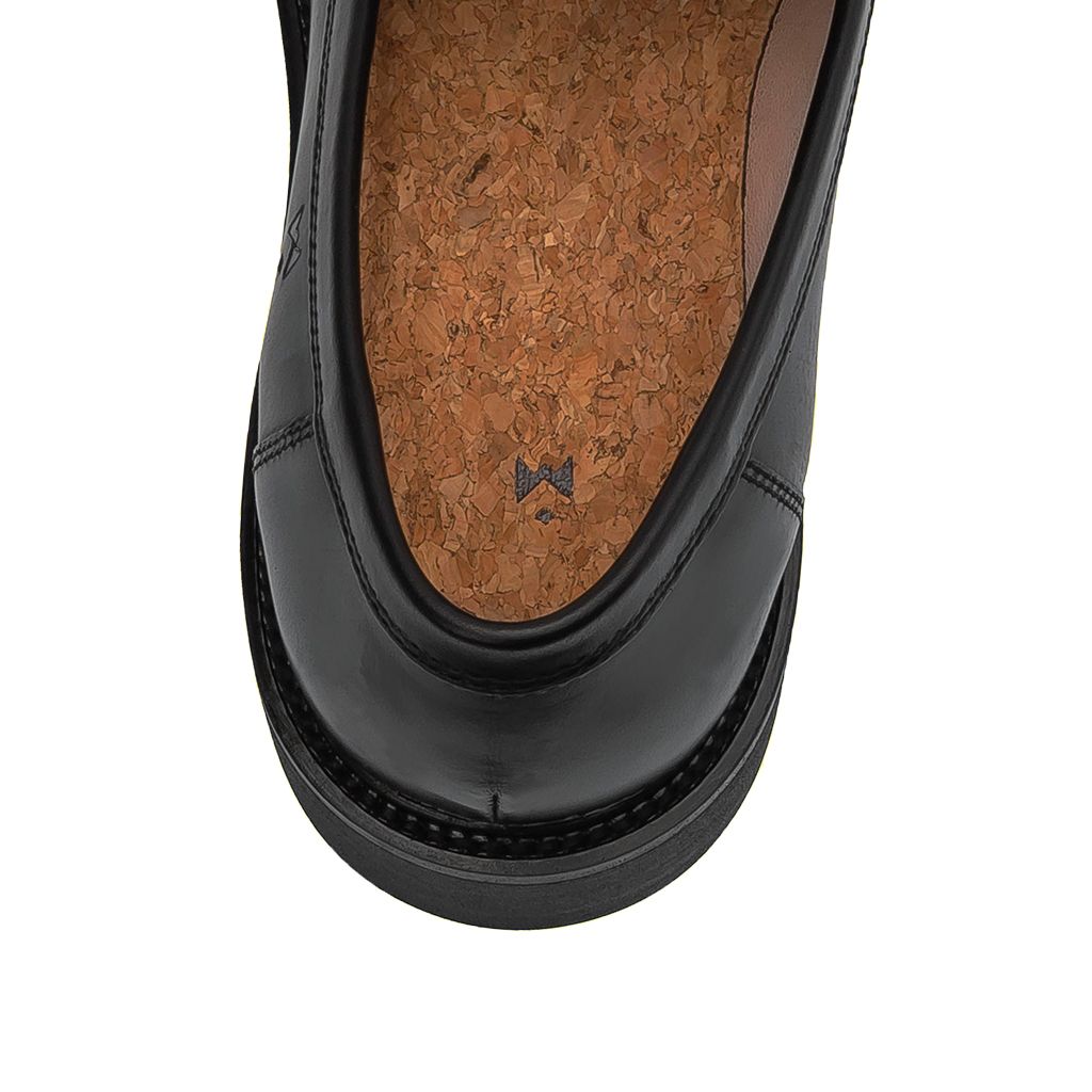 THE SEAN LADY WOLF PENNY LOAFER - BLACK