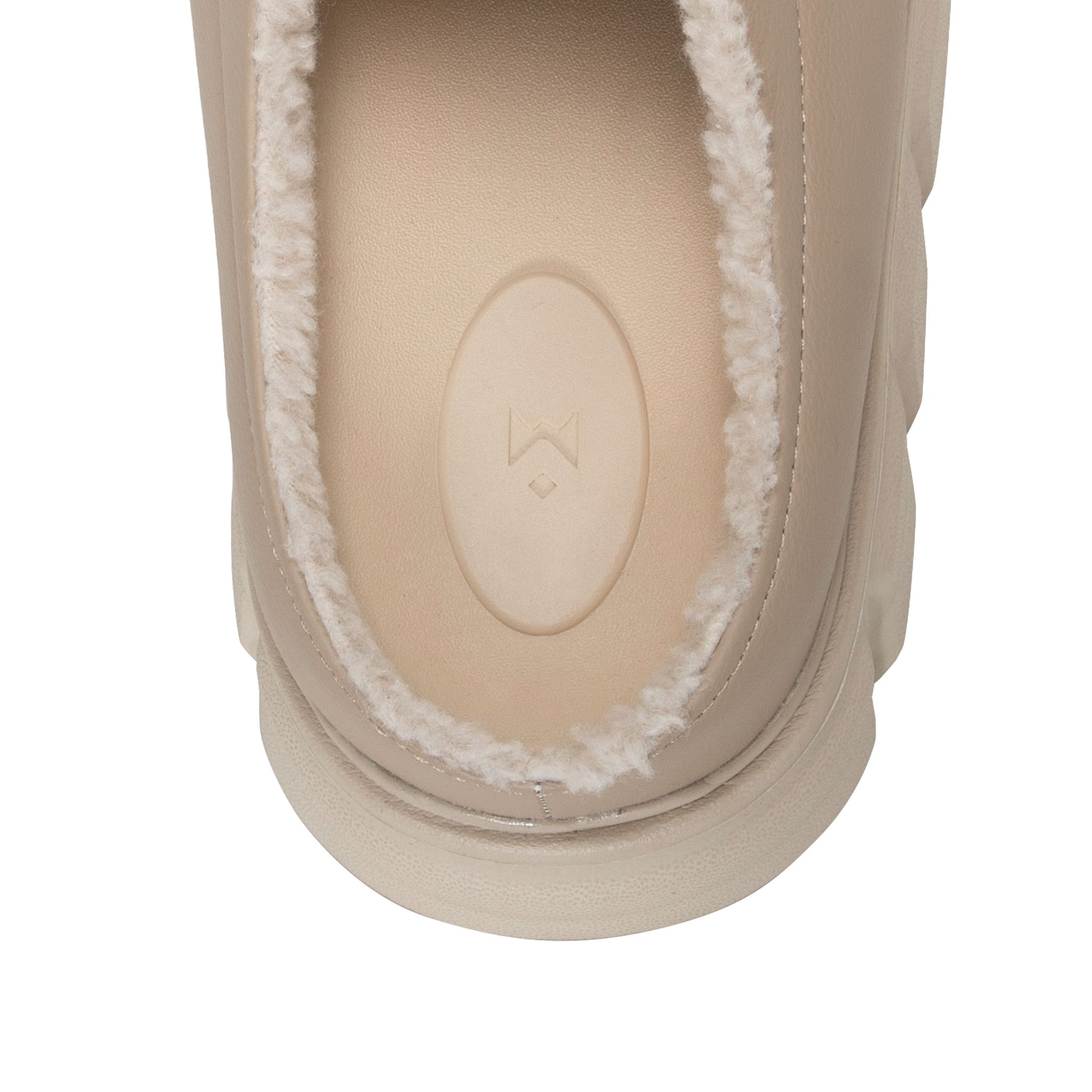 THE LADY WOLF ESSENTIAL LARVA SLIDE SANDAL V2 - FULL BIEGE