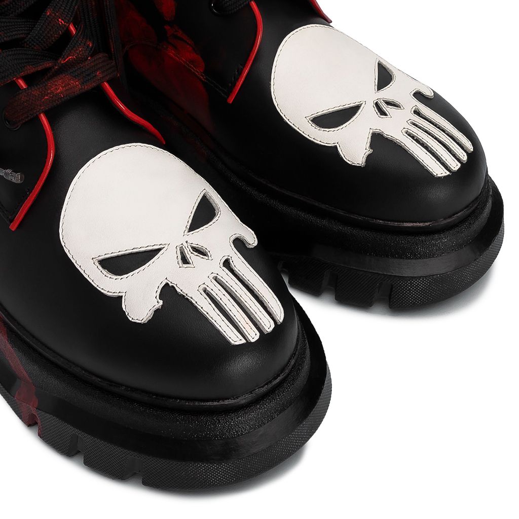 THEWOLF PUNISHER CHUNKY MID COMBAT BOOT