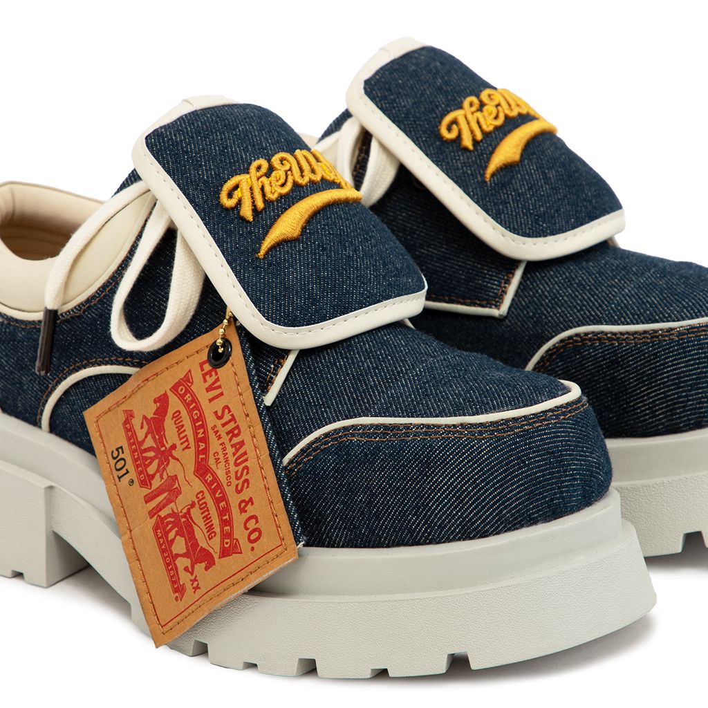 THE GIGANTIC WOLF DERBY SPECIAL EDITION - CUSTOMIZED 501 LEVI'S DENIM