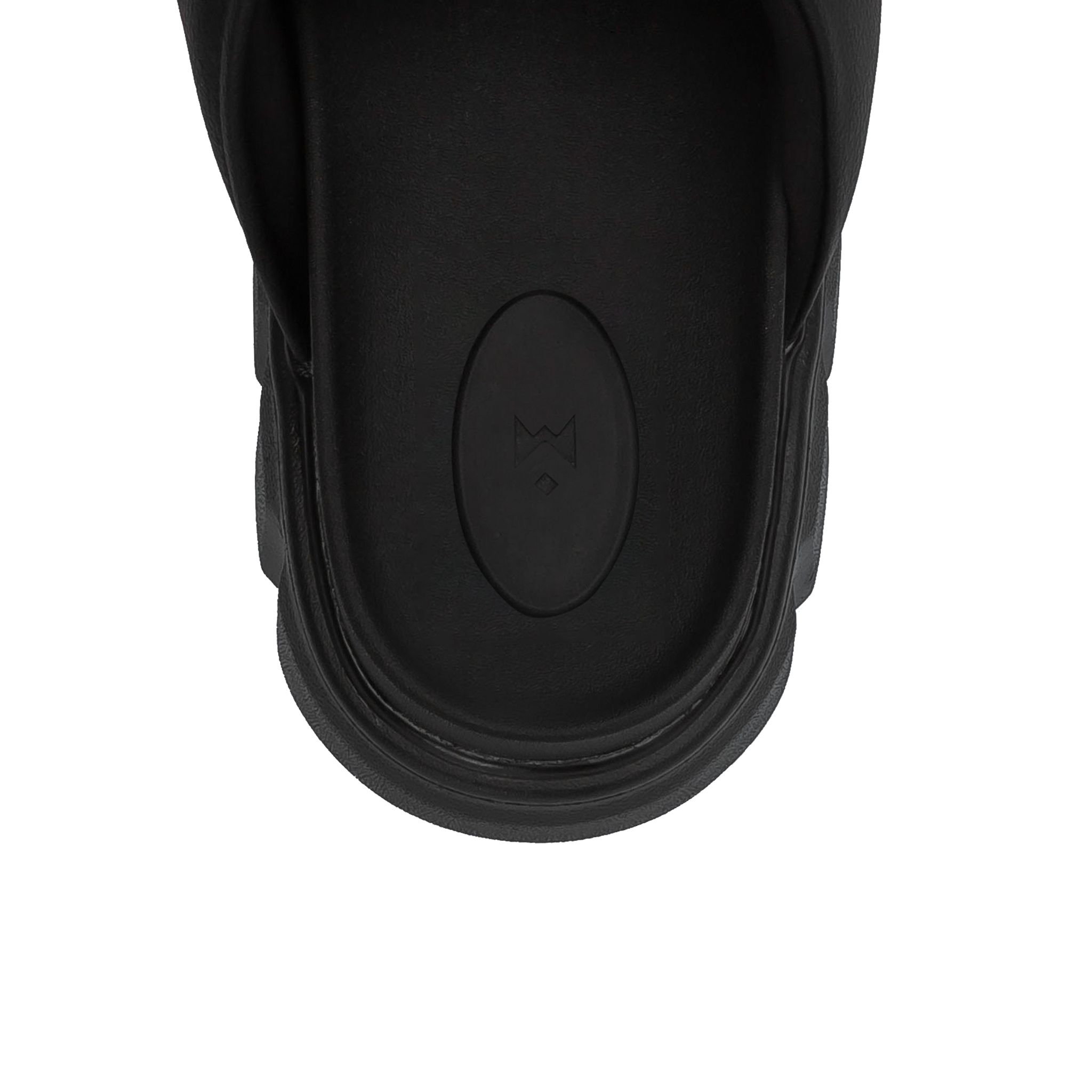 THE LARVA LADY WOLF SLIDE SANDAL - FULL BLACK