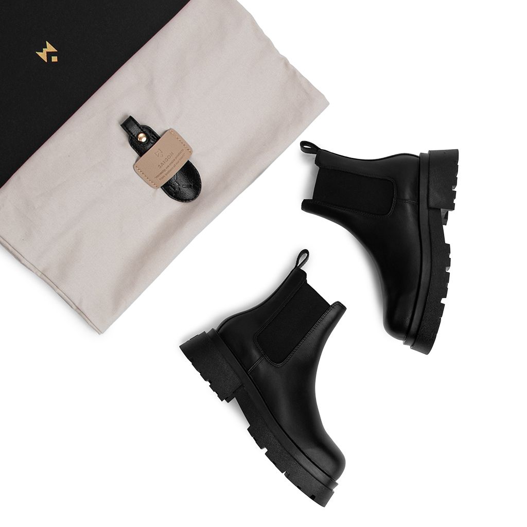 THE CHUNKY WOLF CHELSEA BOOT SS24 - BLACK