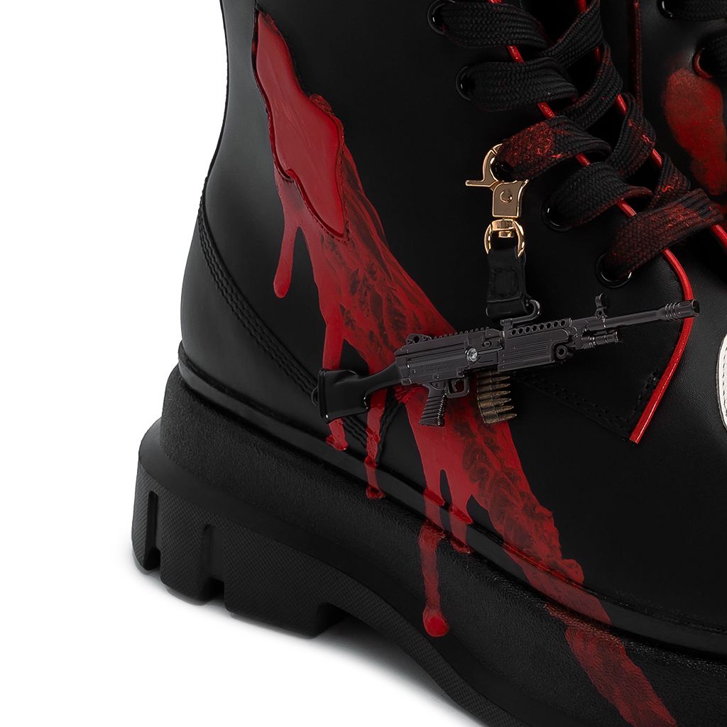 THEWOLF PUNISHER CHUNKY MID COMBAT BOOT