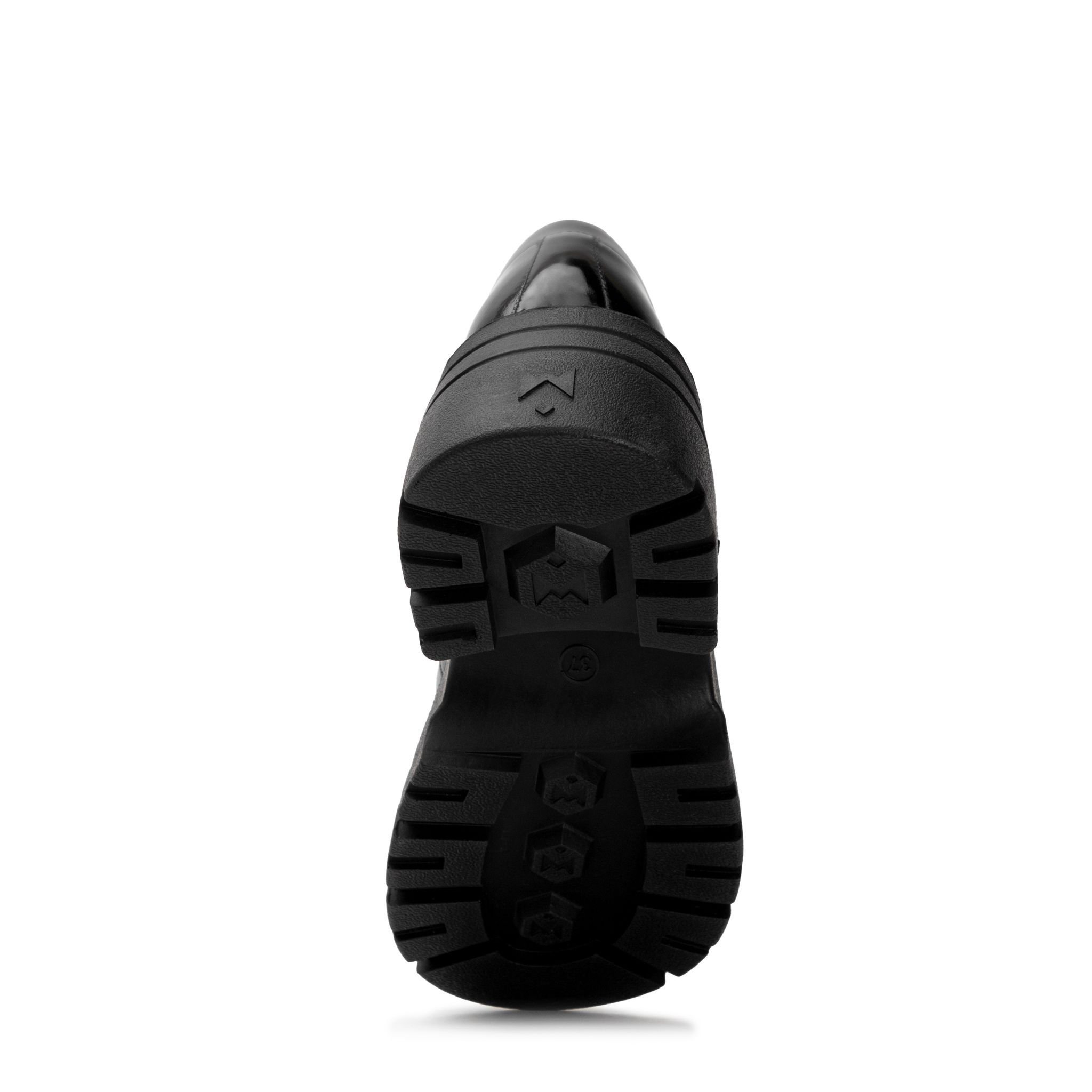 THE SLAY-DY WOLF LOAFER - SHINY BLACK