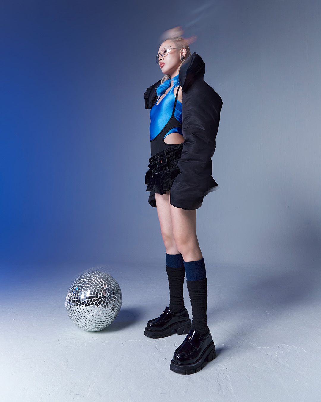 THE SLAY-DY WOLF LOAFER - SHINY BLACK