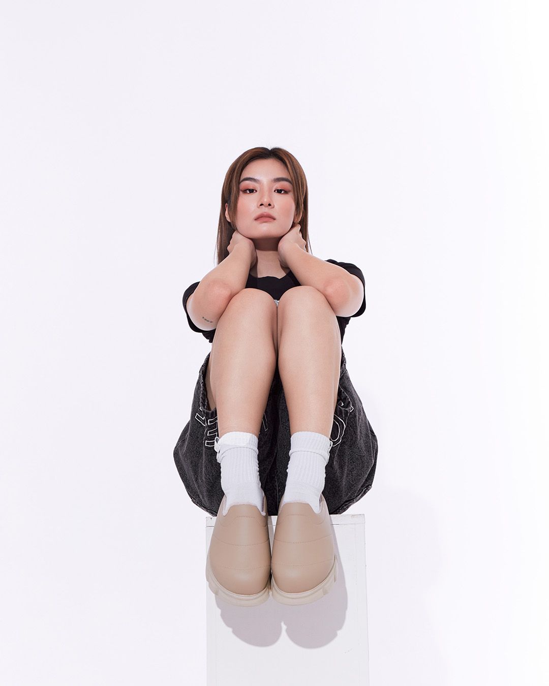 THE LADY WOLF ESSENTIAL LARVA SLIDE SANDAL V2 - FULL BIEGE