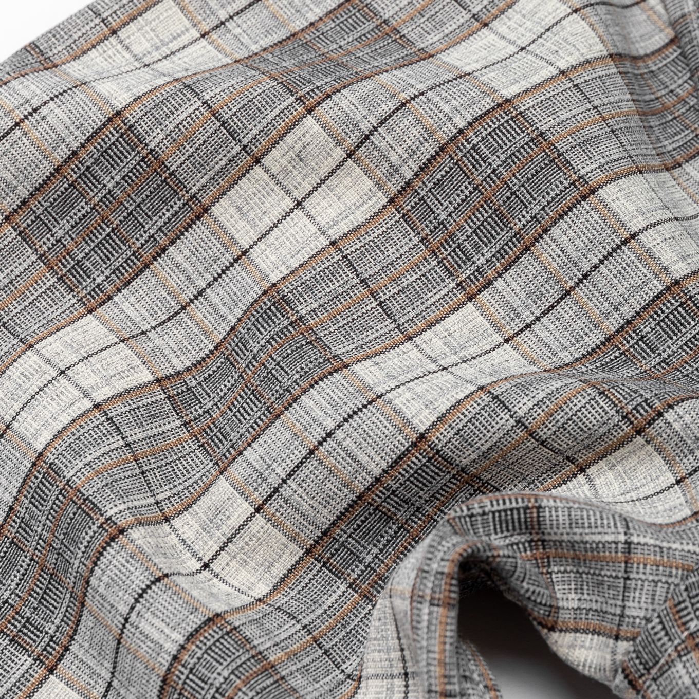 THEWOLF CHECK SHIRT GREY
