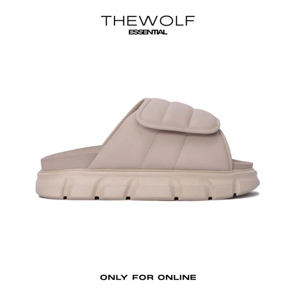  THE LARVA WOLF SLIDE SANDAL - BEIGE 