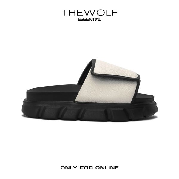  THE SEAN WOLF SLIDE SANDAL V.2 - CREAM WHITE 