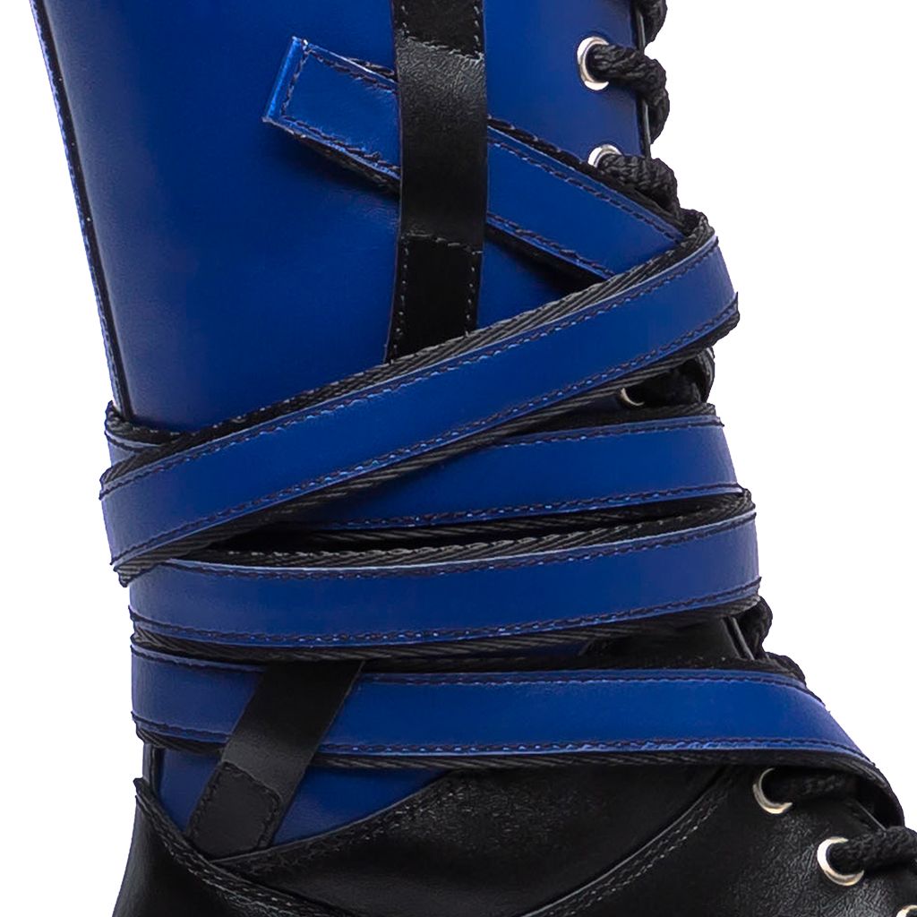 DR STRANGE CHUNKY HI-ANKLE COMBAT BOOTS - SHOES FOR DECOR