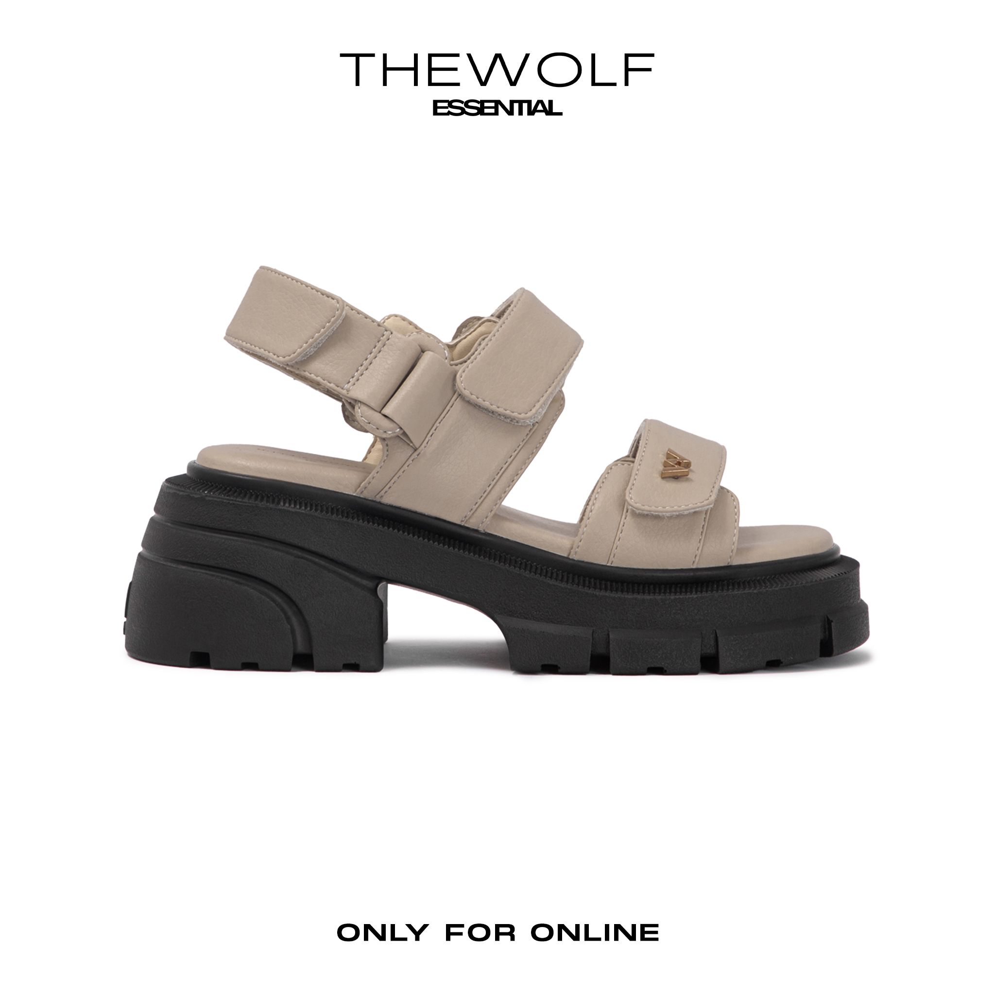 THEWOLF ESSENTIAL HIGH SANDAL - BROWN