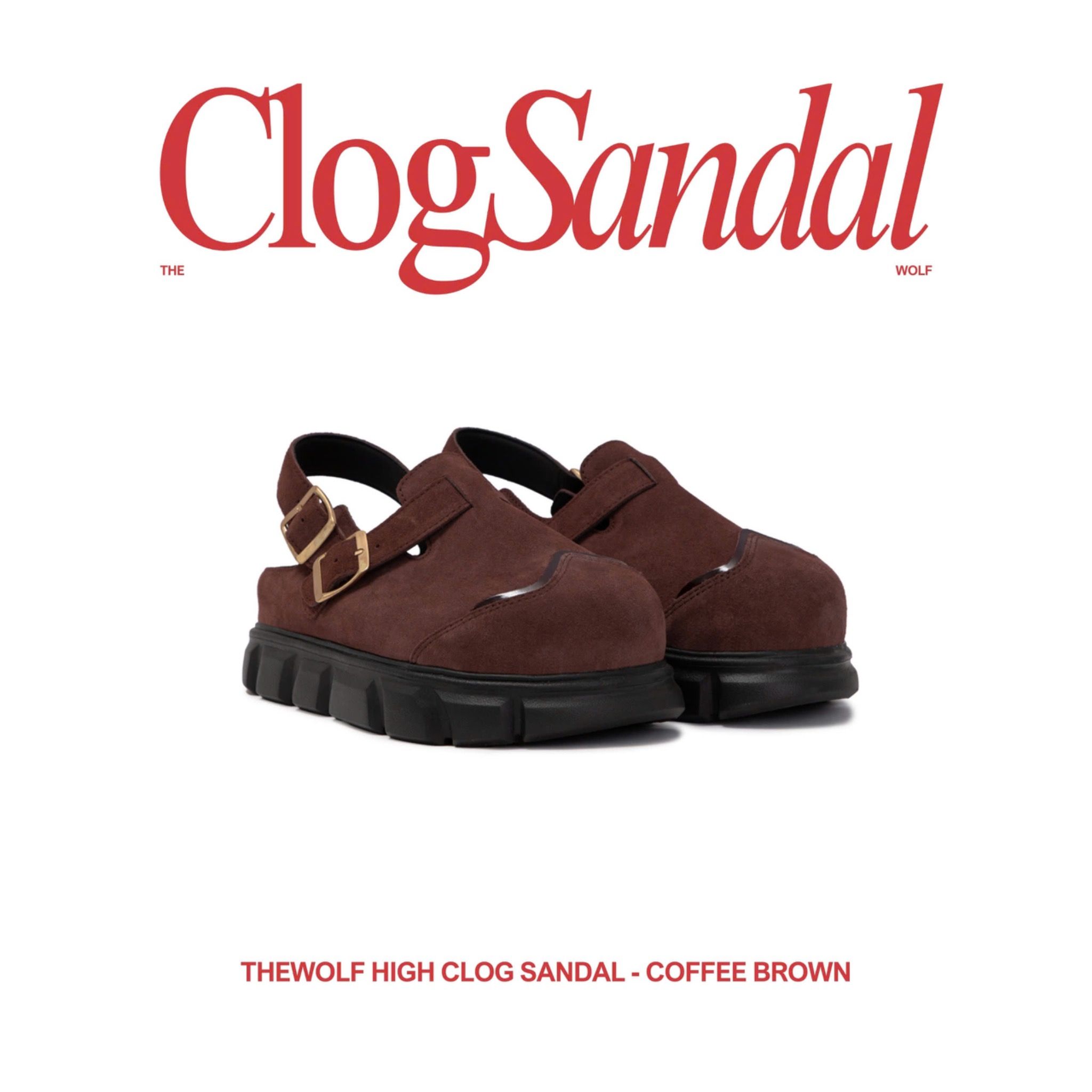 THEWOLF HIGH CLOG SANDAL