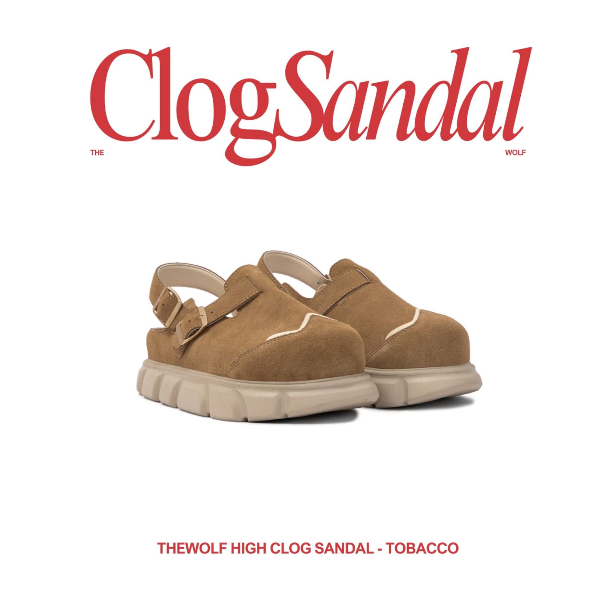 THEWOLF HIGH CLOG SANDAL