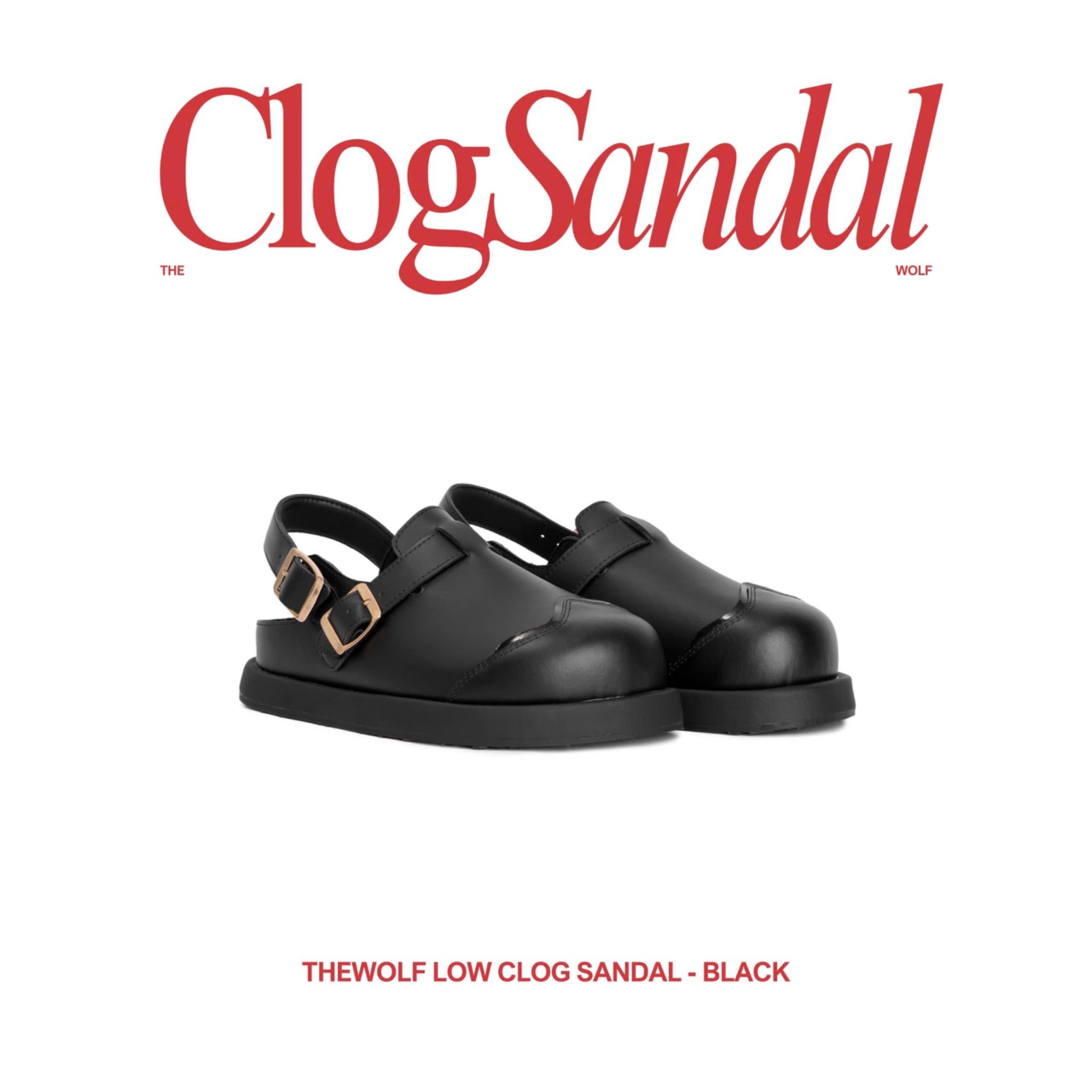 THEWOLF LOW CLOG SANDAL