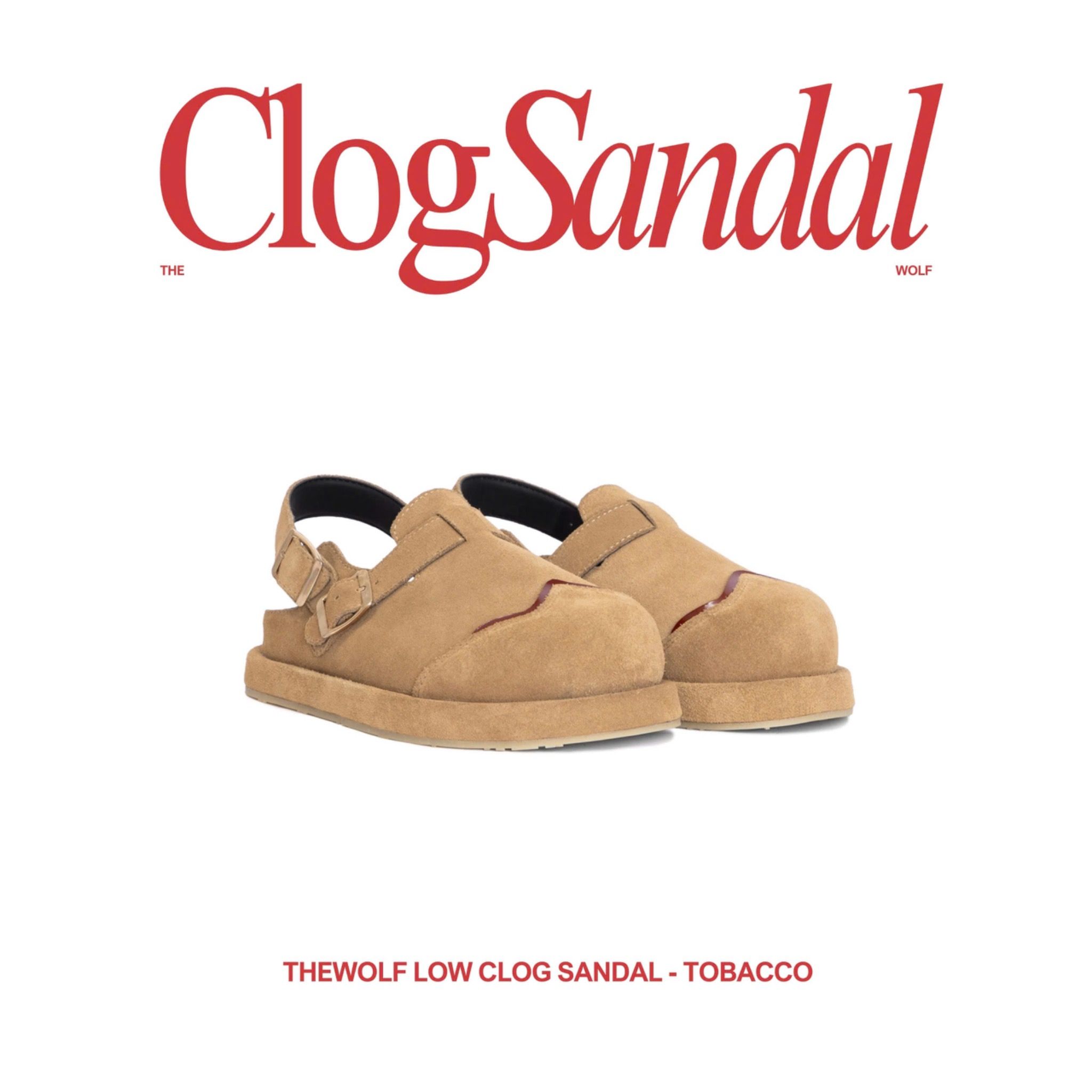 THEWOLF LOW CLOG SANDAL
