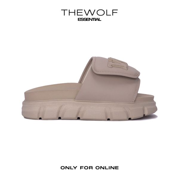  THEWOLF W SLIDE SANDAL - BEIGE 