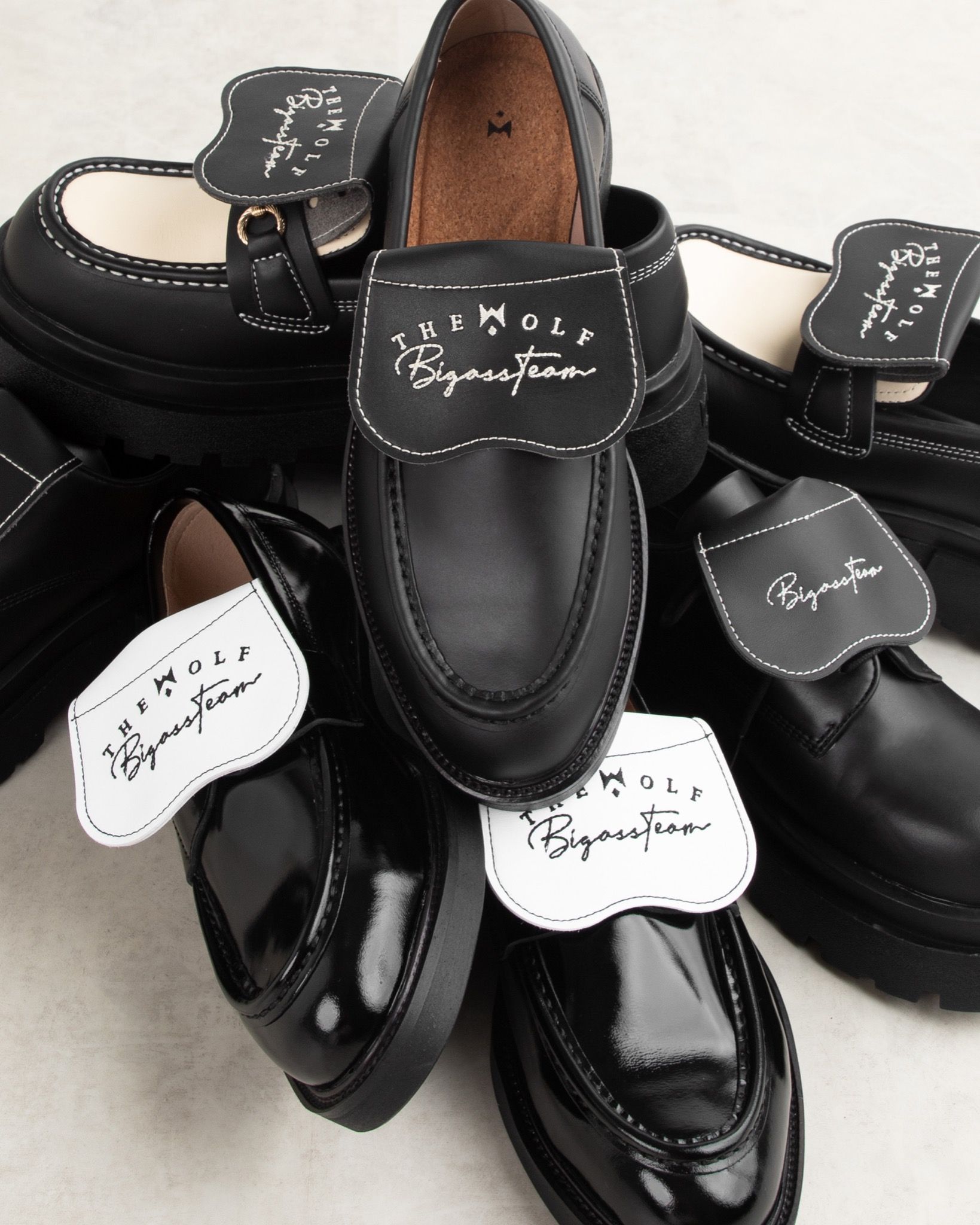 THEWOLF X BIGASSTEAM LEATHER - BLACK